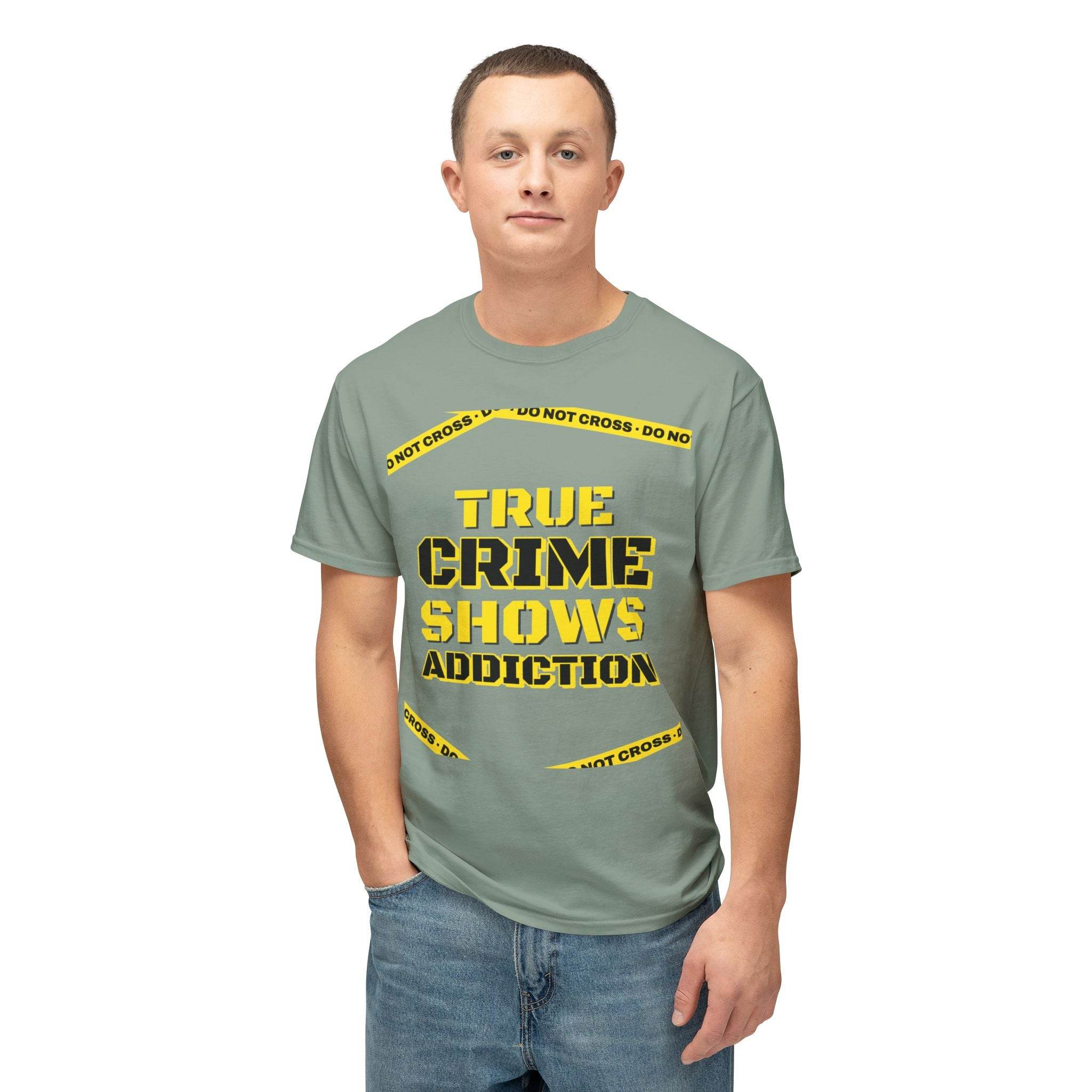 True Crime Shows Addiction Unisex HD Cotton™ T-Shirt - Esmeralda Ecostore
