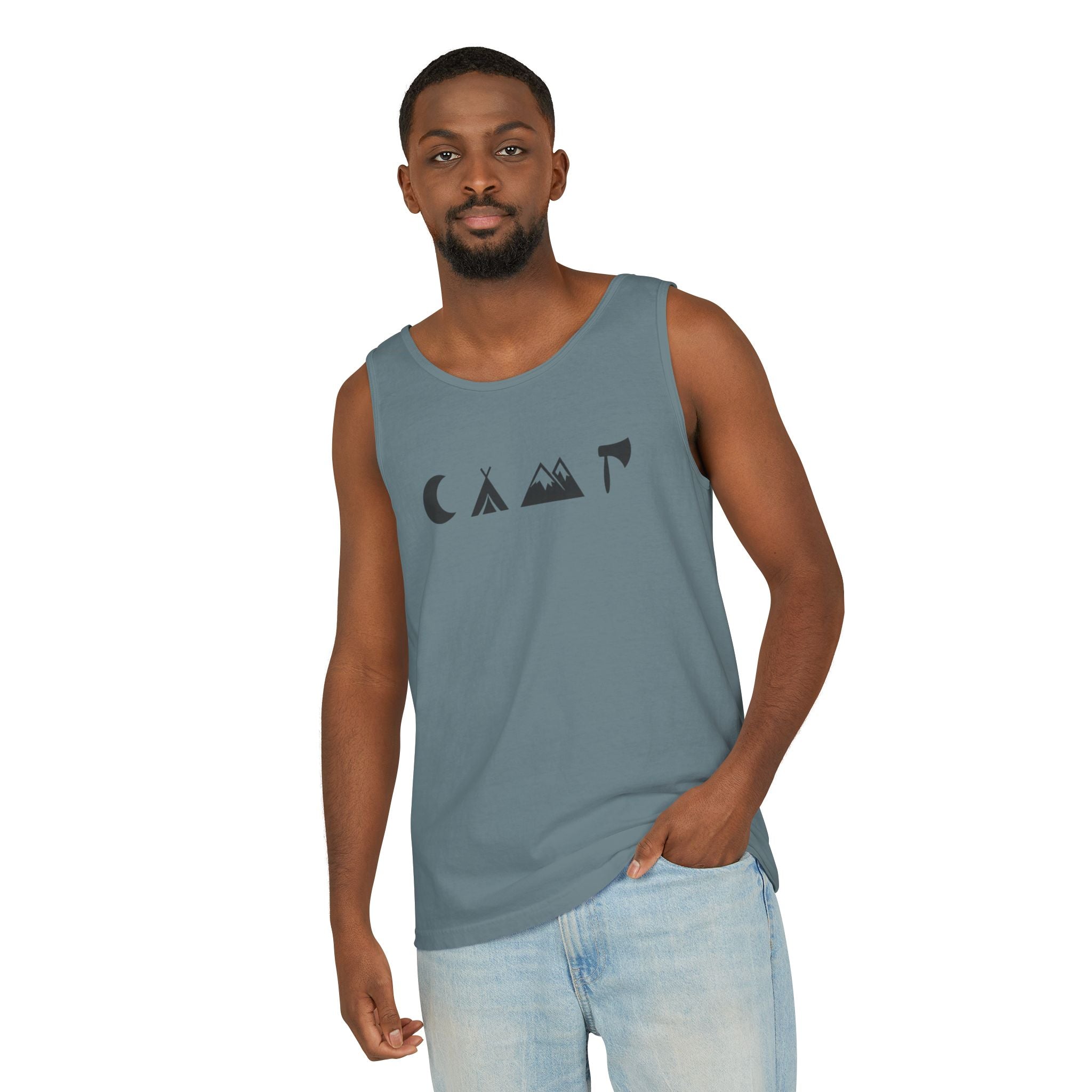 Adventure Awaits Unisex Garment-Dyed Tank Top