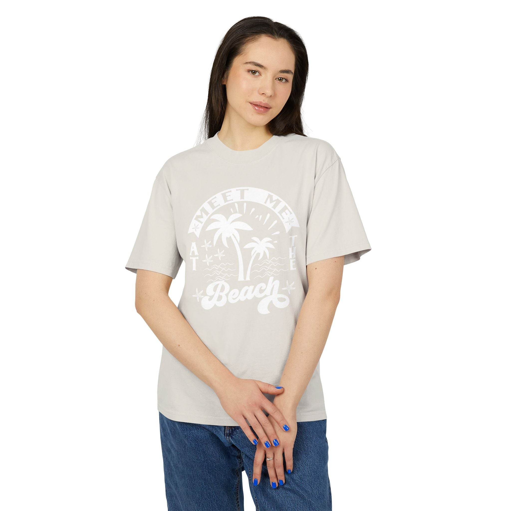 Beach Vibes Unisex Heavy Faded Tee - T-shirts - Esmeralda Ecostore