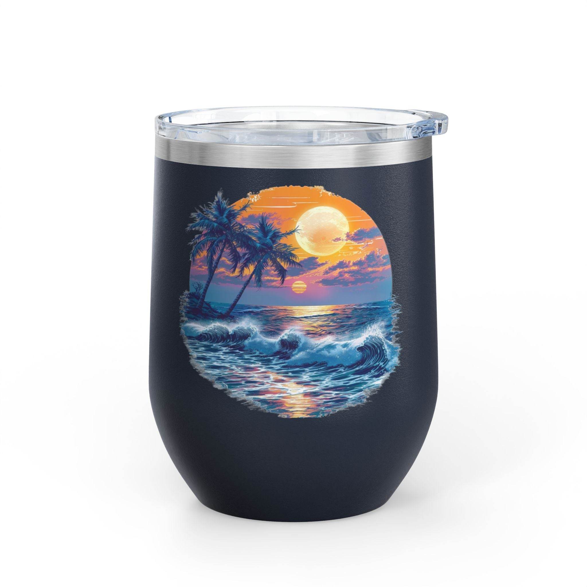 Tropical Sunset Wine Tumbler - Esmeralda Ecostore