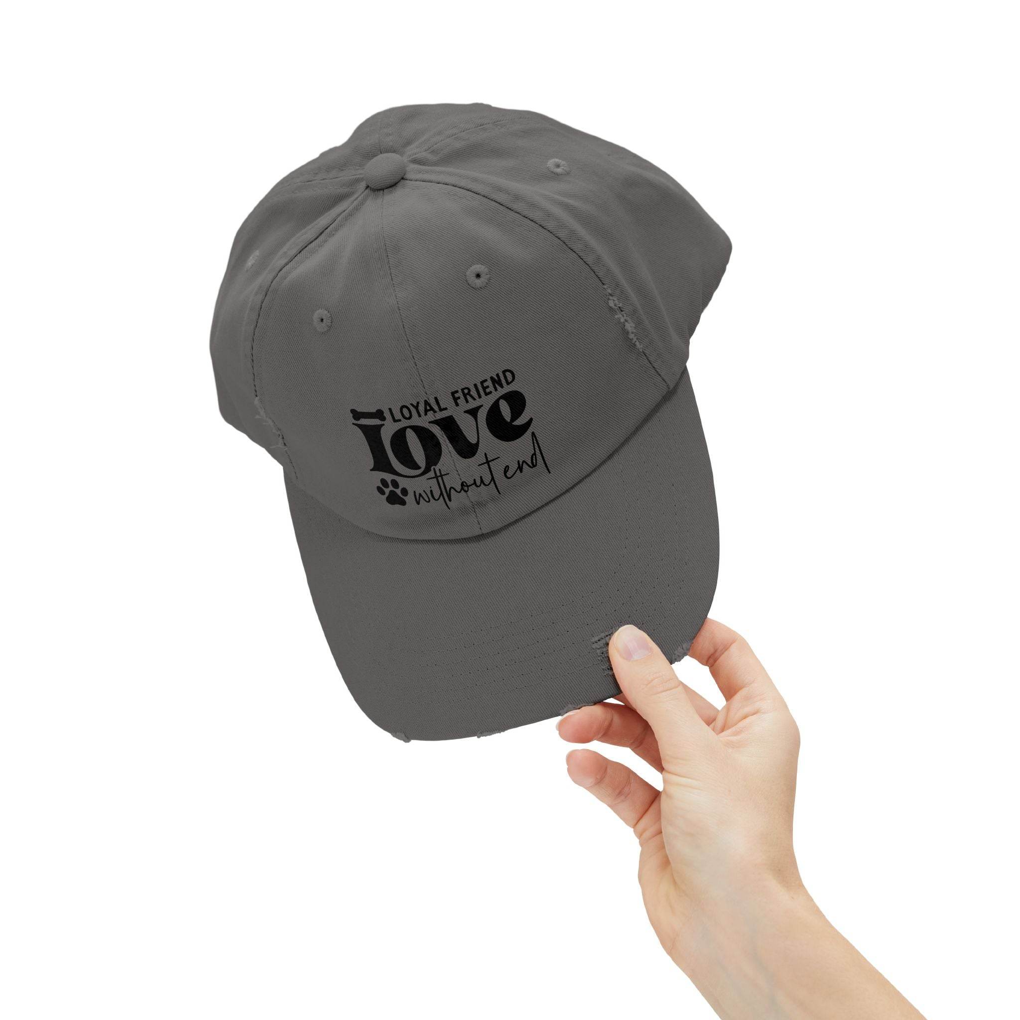 Pet Love Unisex Distressed Cap