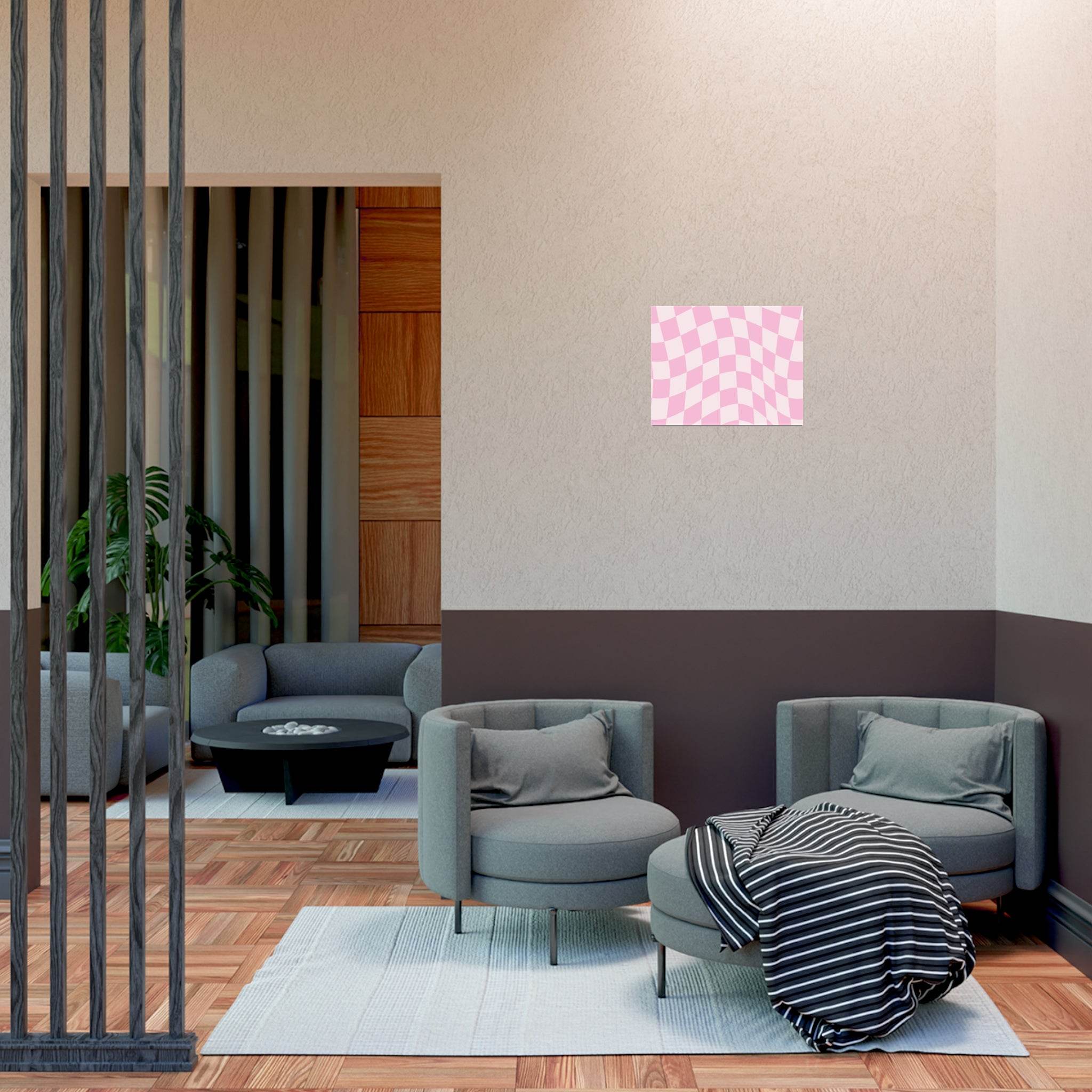 Bubblegum Grid Uncoated Posters - Esmeralda Ecostore