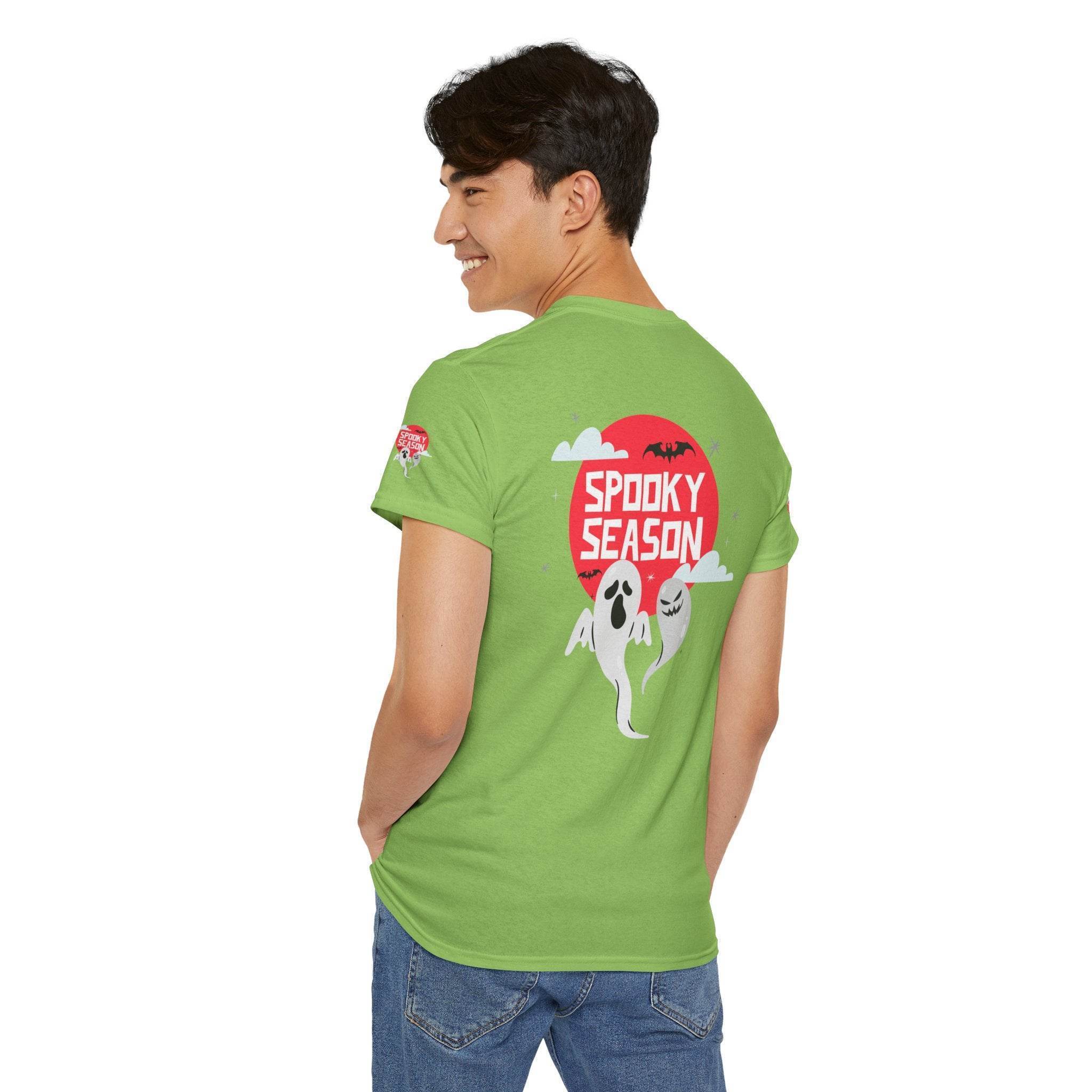Spooky Season Halloween Eco-Friendly Shirt Unisex Heavy Cotton Tee