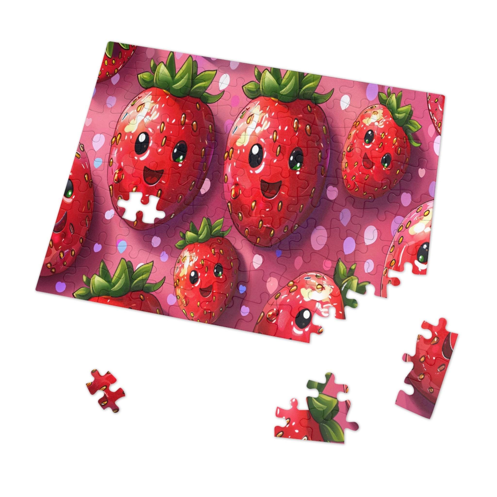 Kawaii Strawberry Jigsaw Puzzle - Esmeralda Ecostore