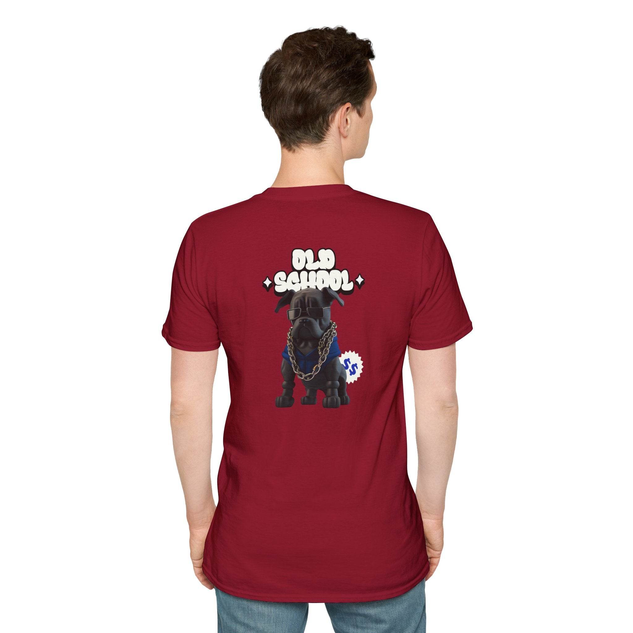 Old School Dog Unisex Softstyle T-Shirt - Esmeralda Ecostore