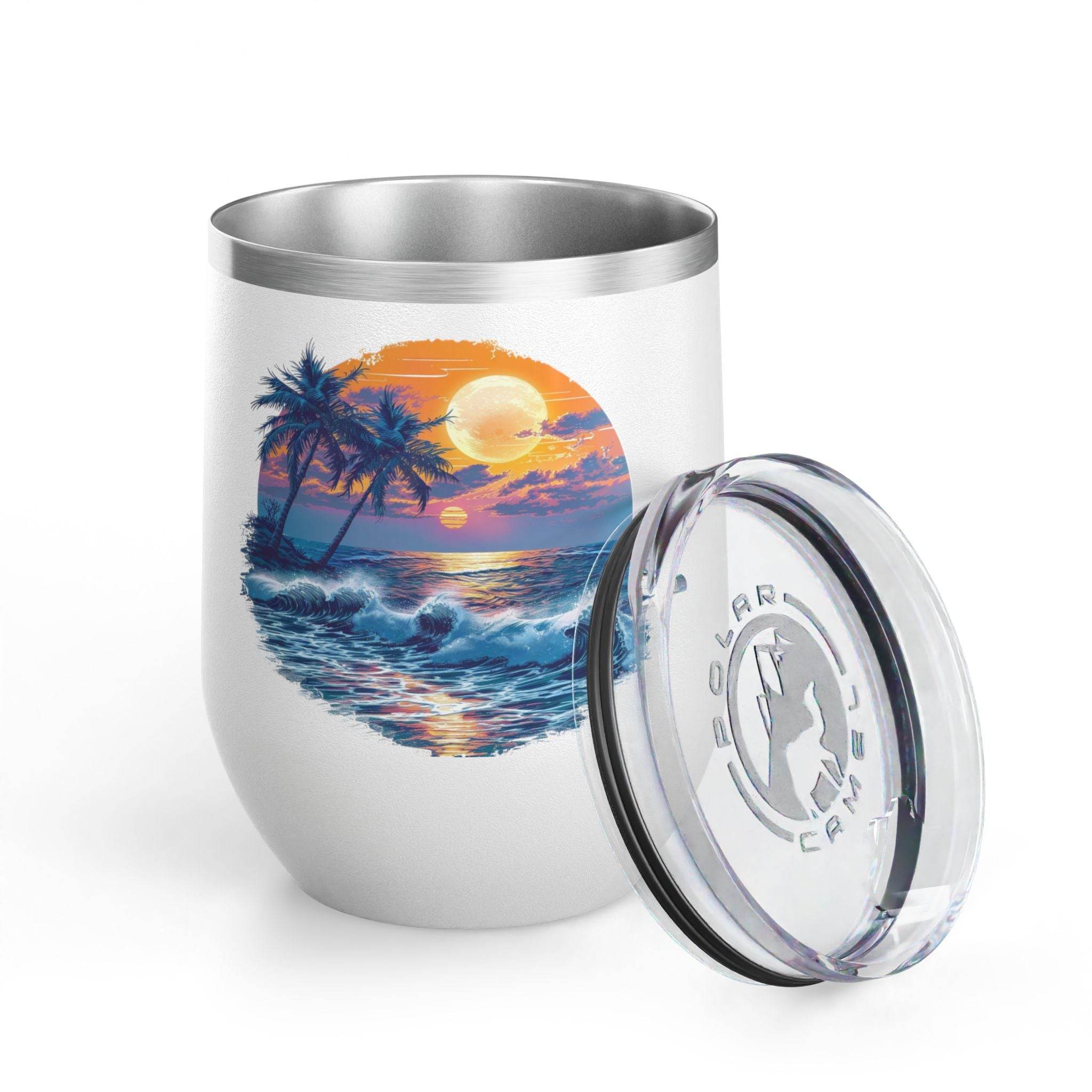 Tropical Sunset Wine Tumbler - Esmeralda Ecostore