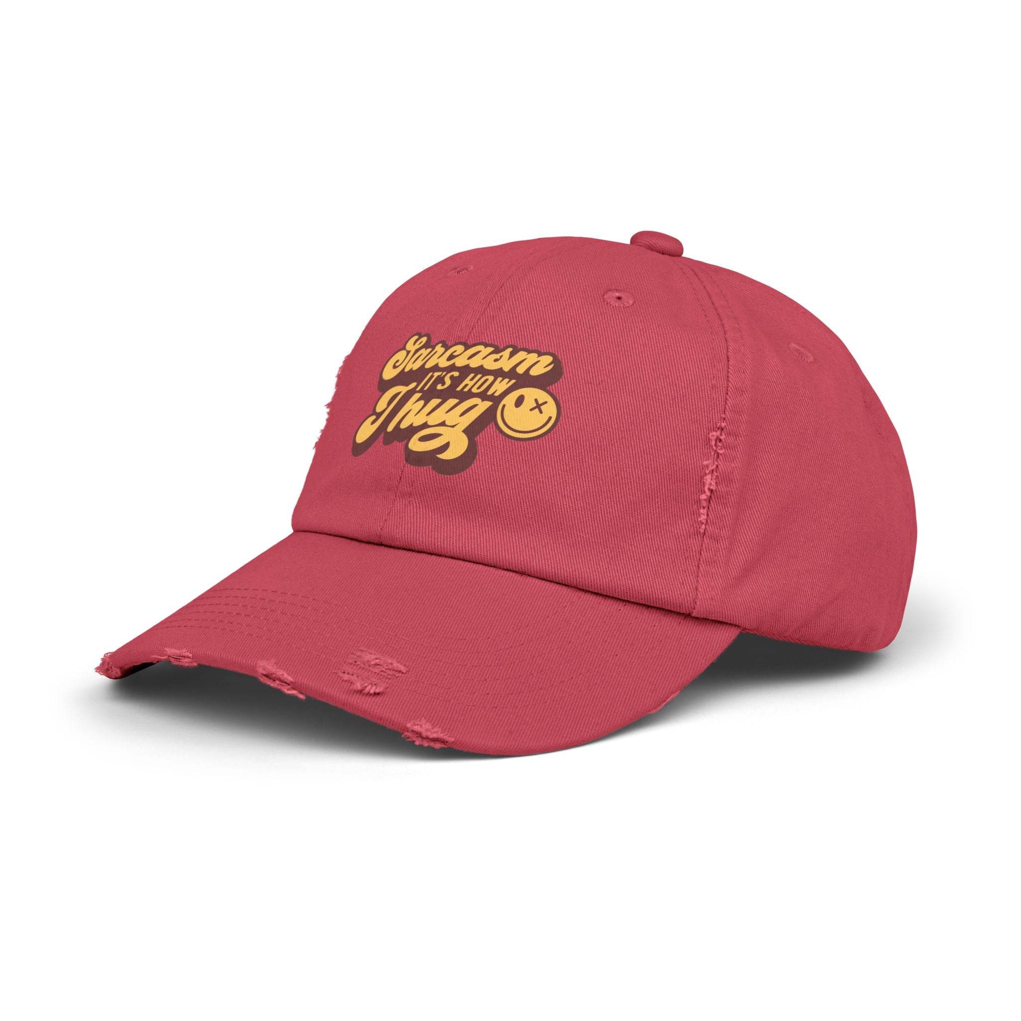 Sarcastic Unisex Distressed Cap - Esmeralda Ecostore