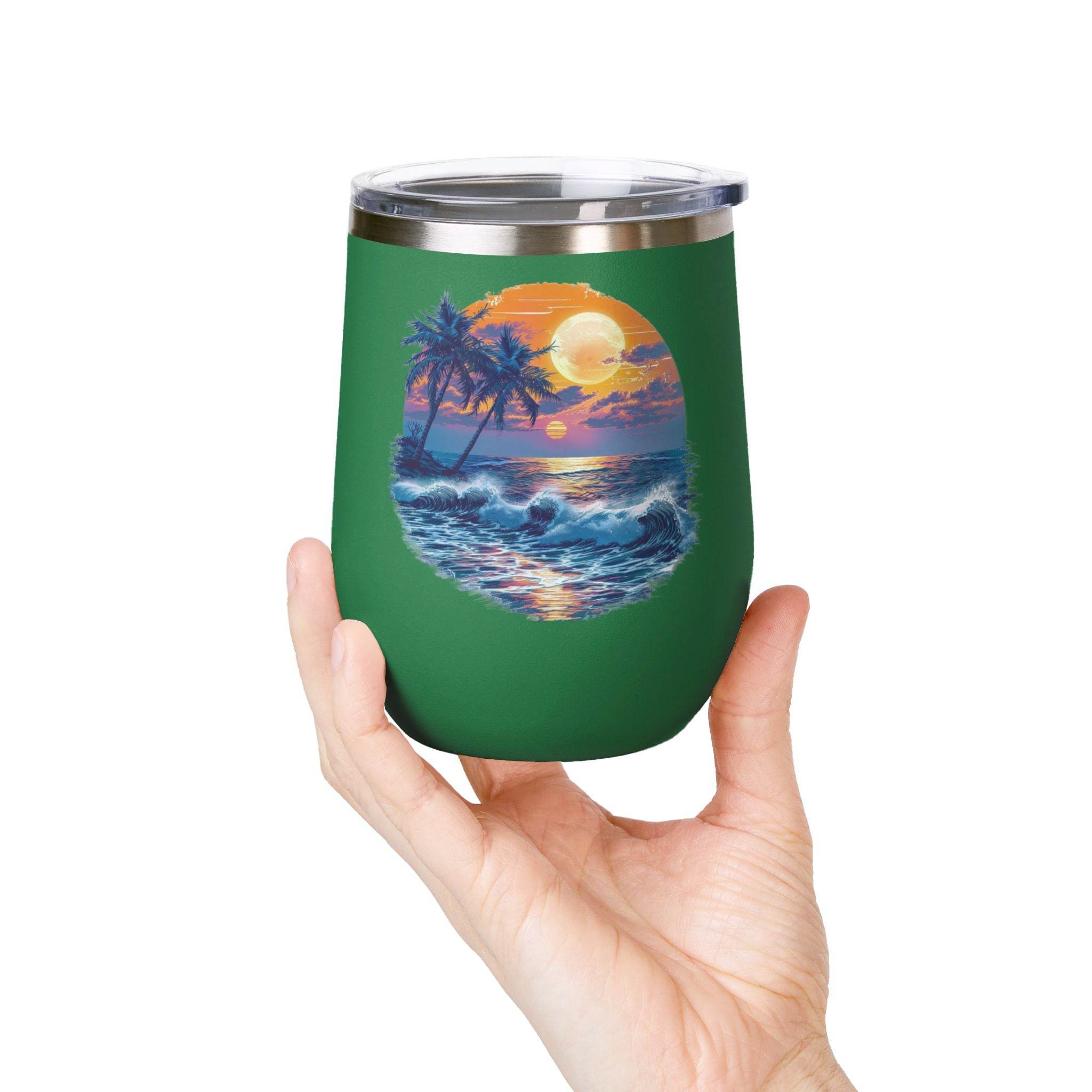 Tropical Sunset Wine Tumbler - Esmeralda Ecostore