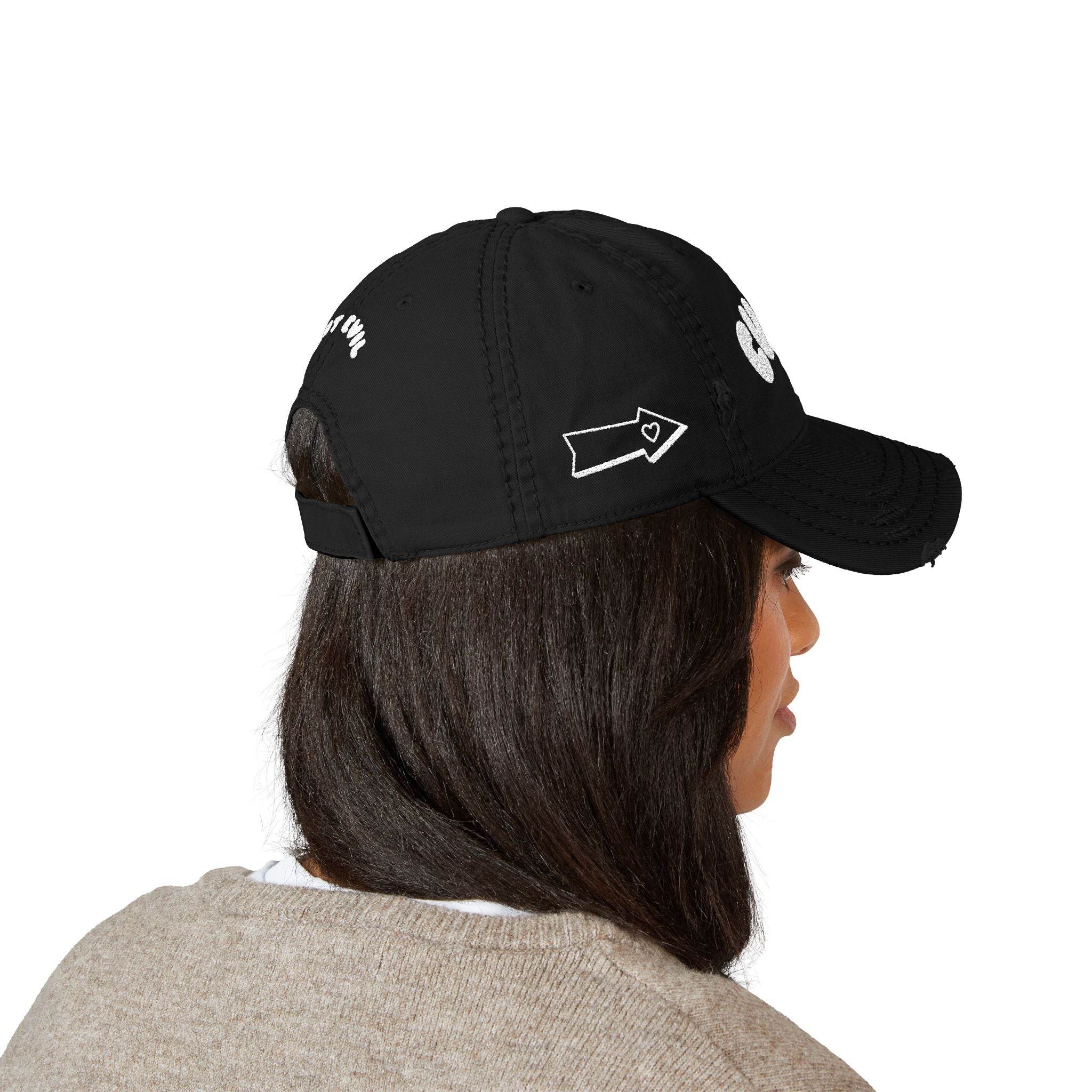 Cute Distressed Dad Hat (Embroidery) - Esmeralda Ecostore