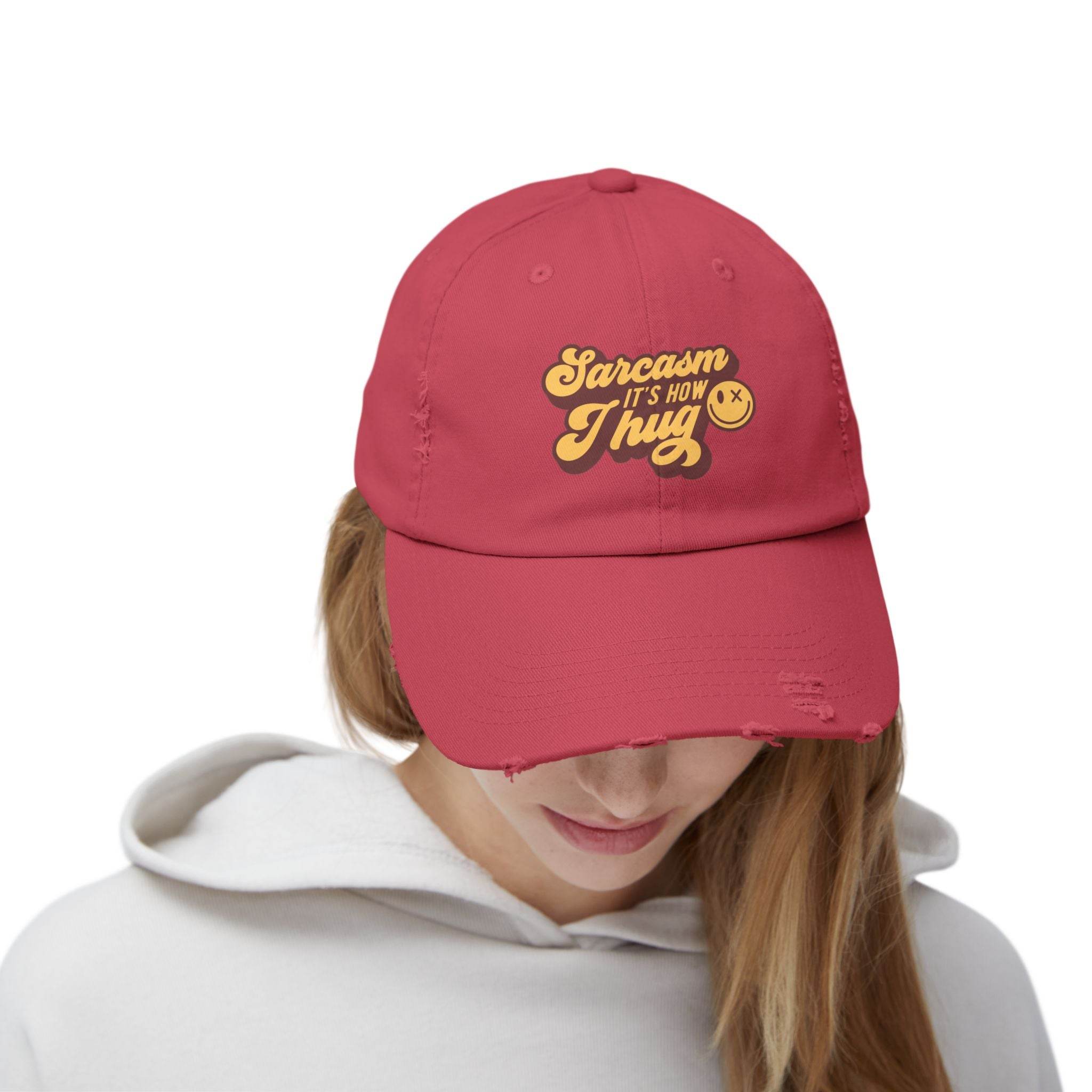 Sarcastic Unisex Distressed Cap - Esmeralda Ecostore