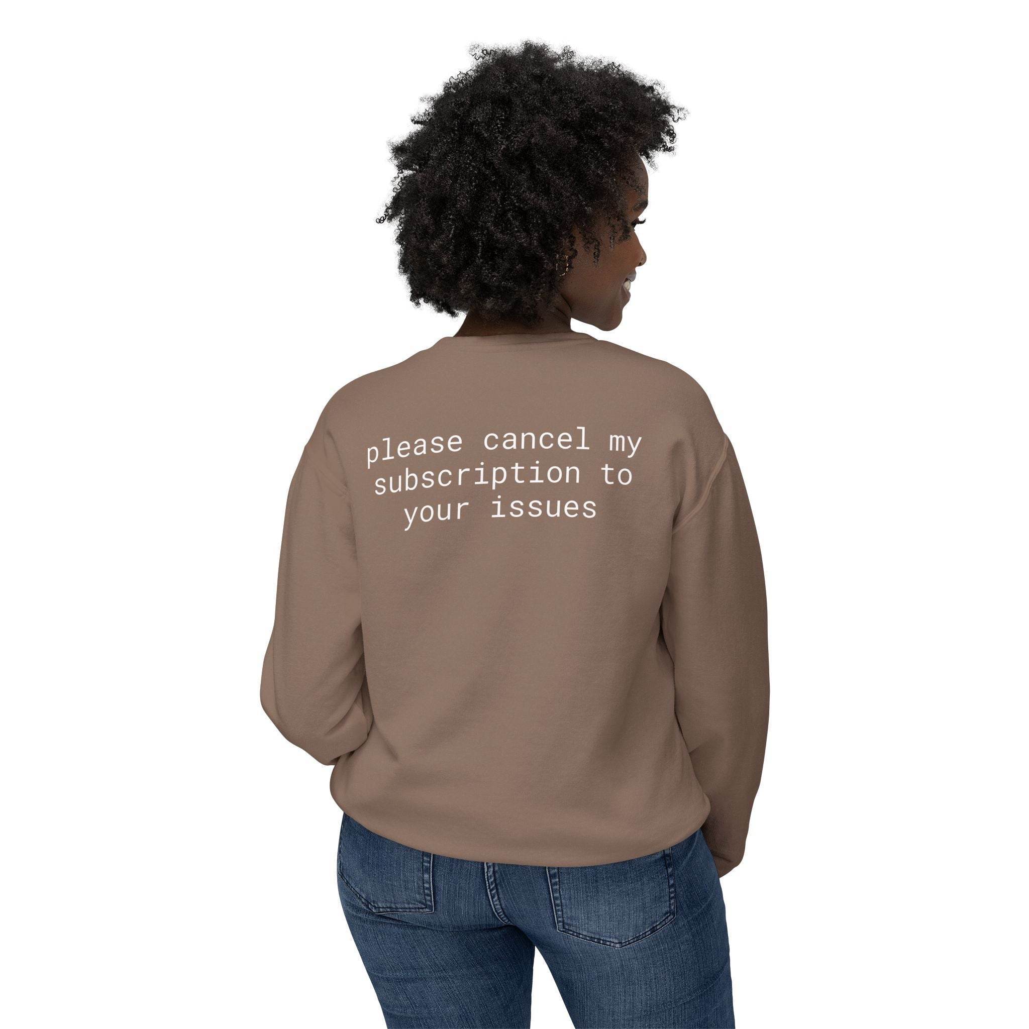 Funny Unisex Lightweight Crewneck Sweatshirt