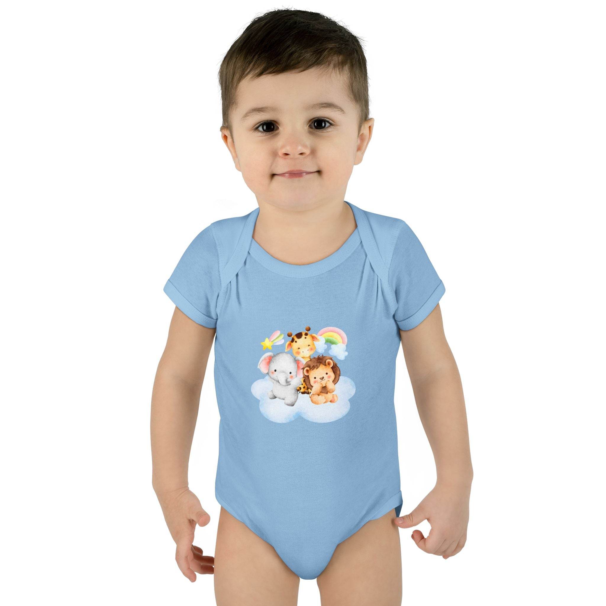 Cloud Buddies Infant Baby Rib Bodysuit - Esmeralda Ecostore
