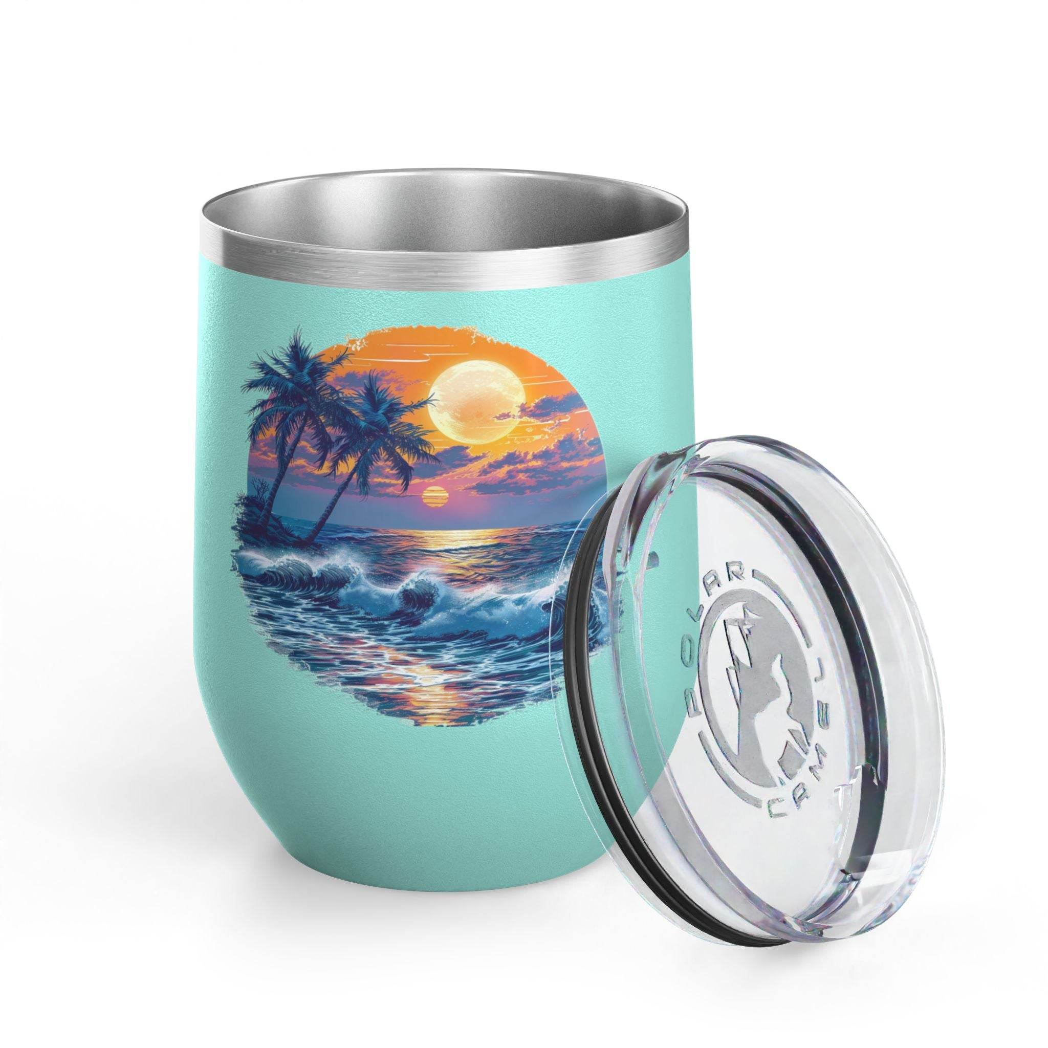Tropical Sunset Wine Tumbler - Esmeralda Ecostore