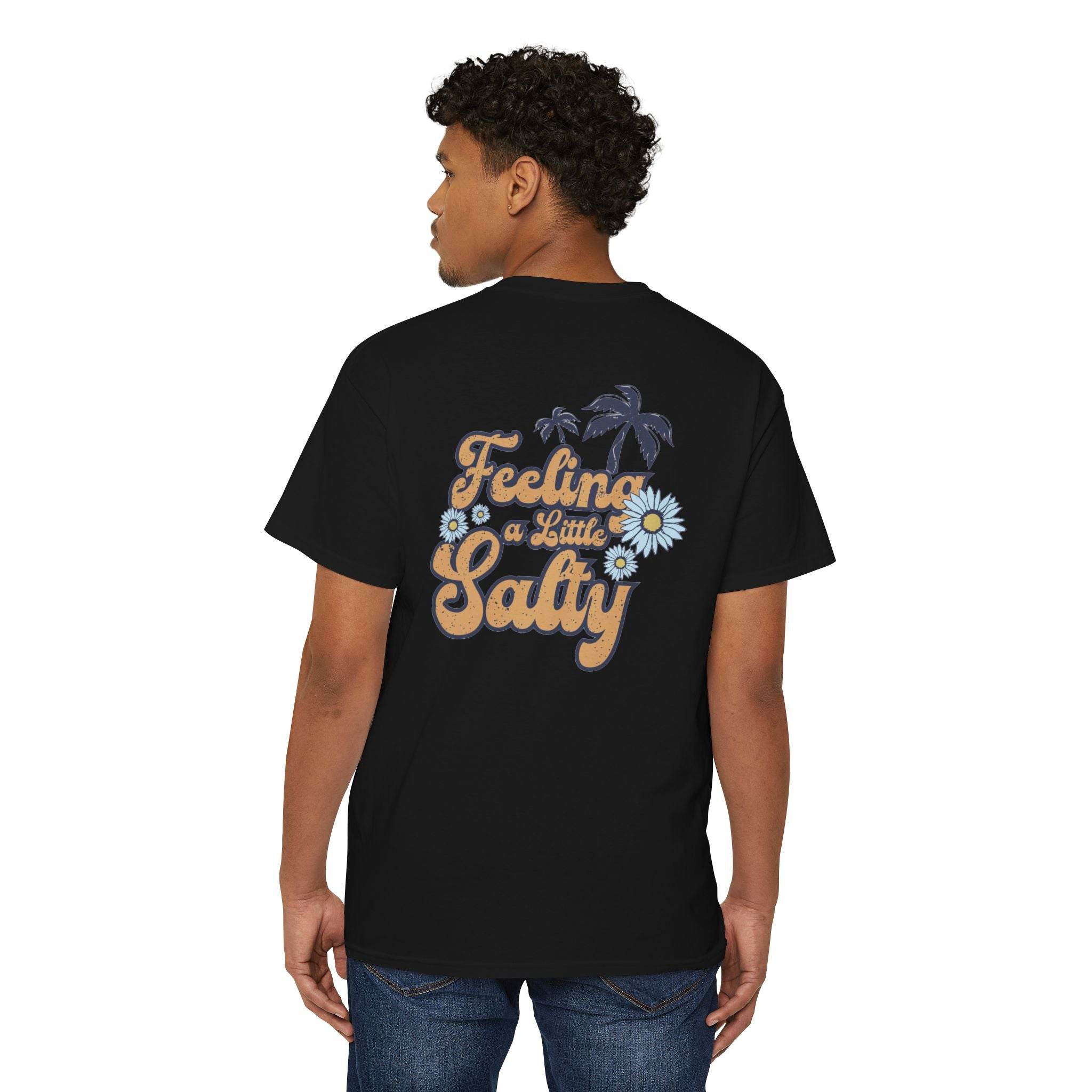 Blue Ocean Unisex Heavy Cotton Pocket Tee - Esmeralda Ecostore