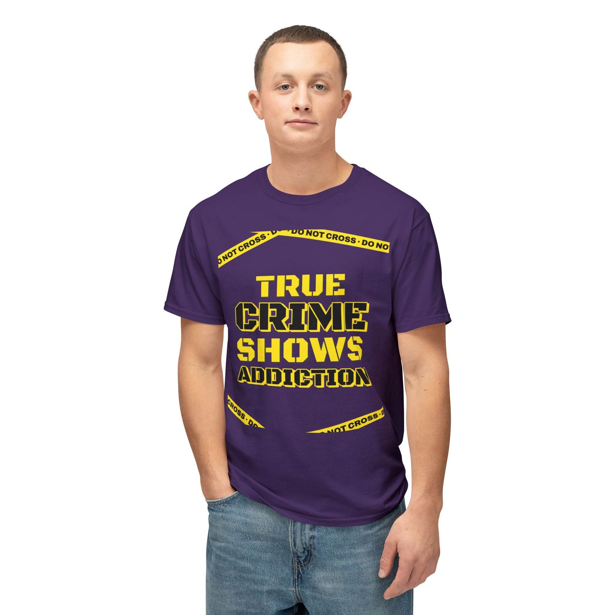 True Crime Shows Addiction Unisex HD Cotton™ T-Shirt - Esmeralda Ecostore