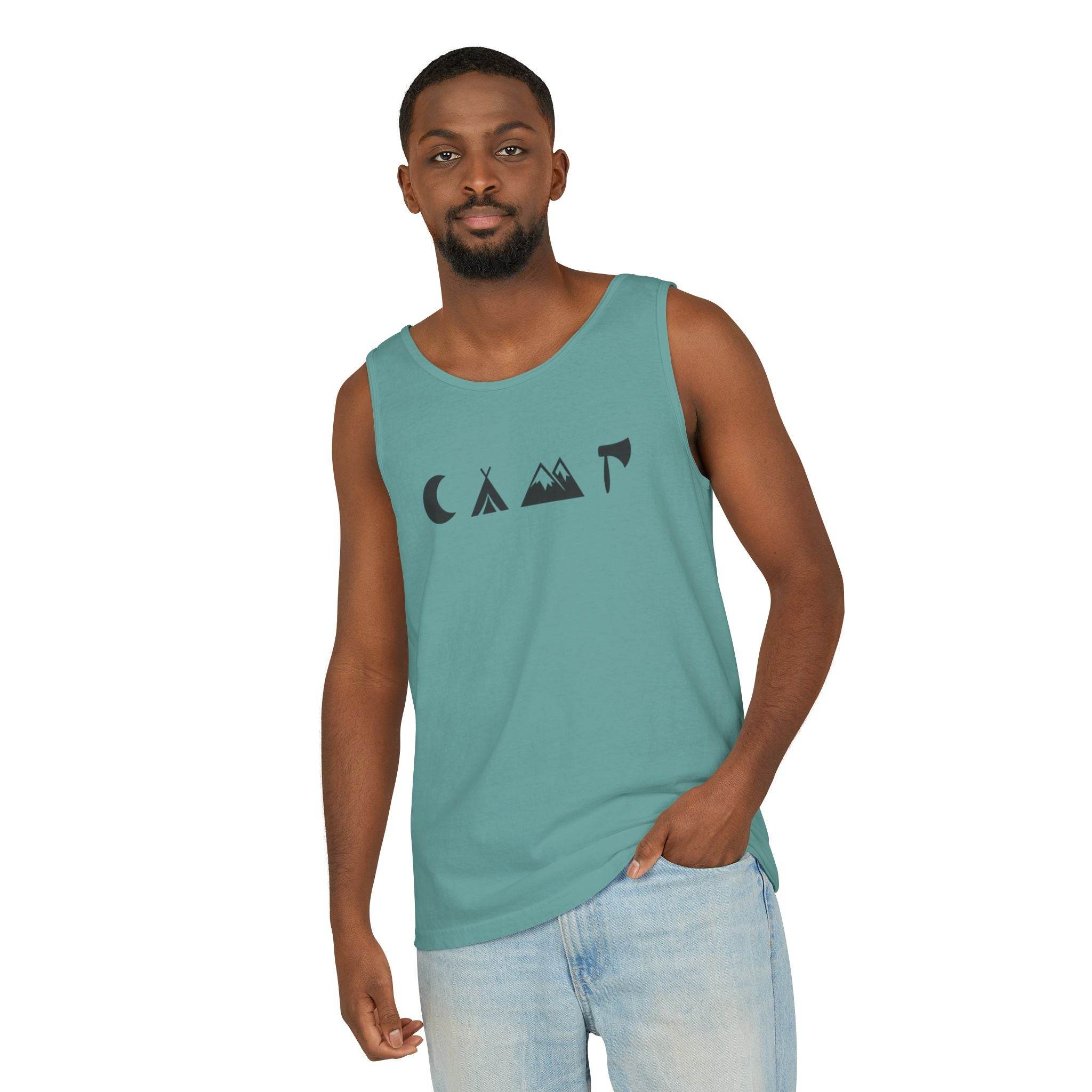 Adventure Awaits Unisex Garment-Dyed Tank Top