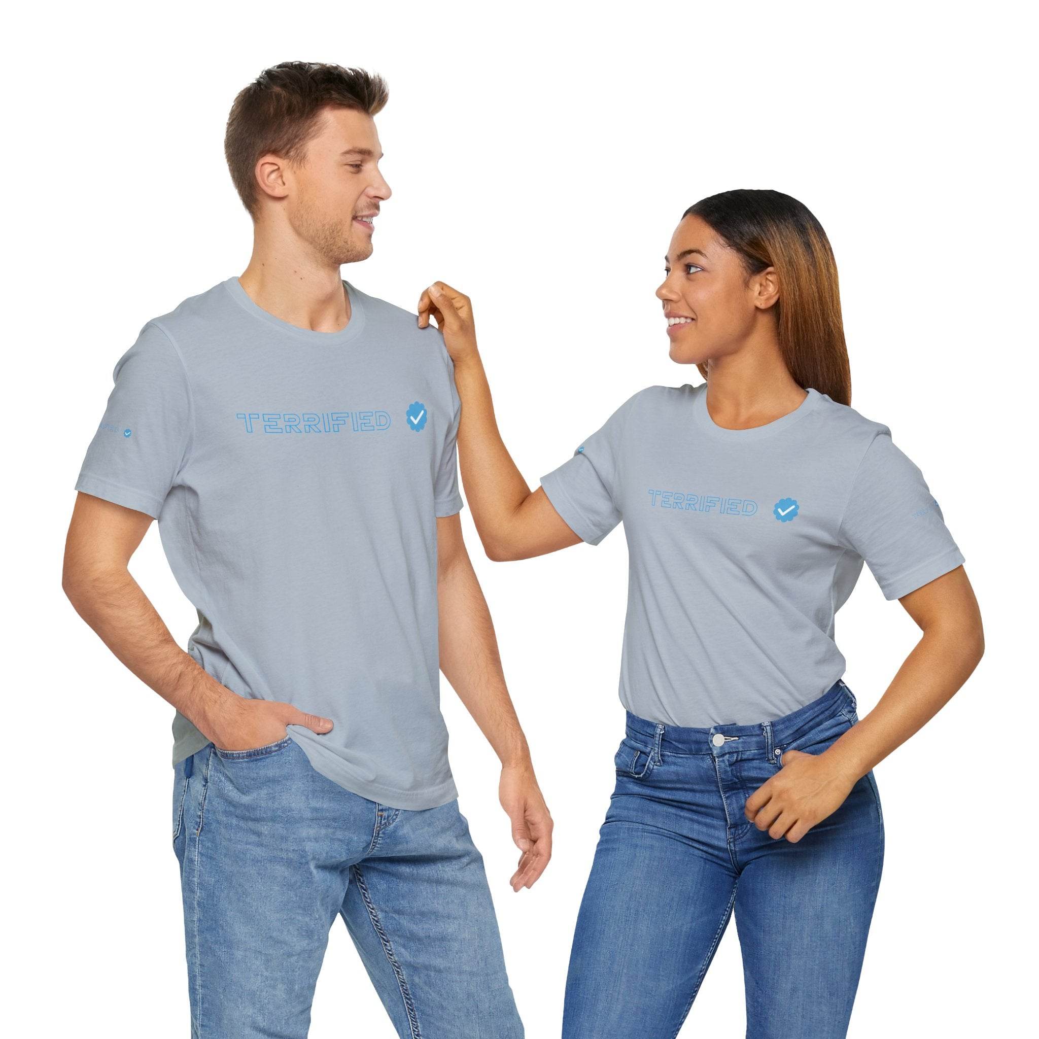 Terrified Unisex Jersey Short Sleeve Tee - Esmeralda Ecostore