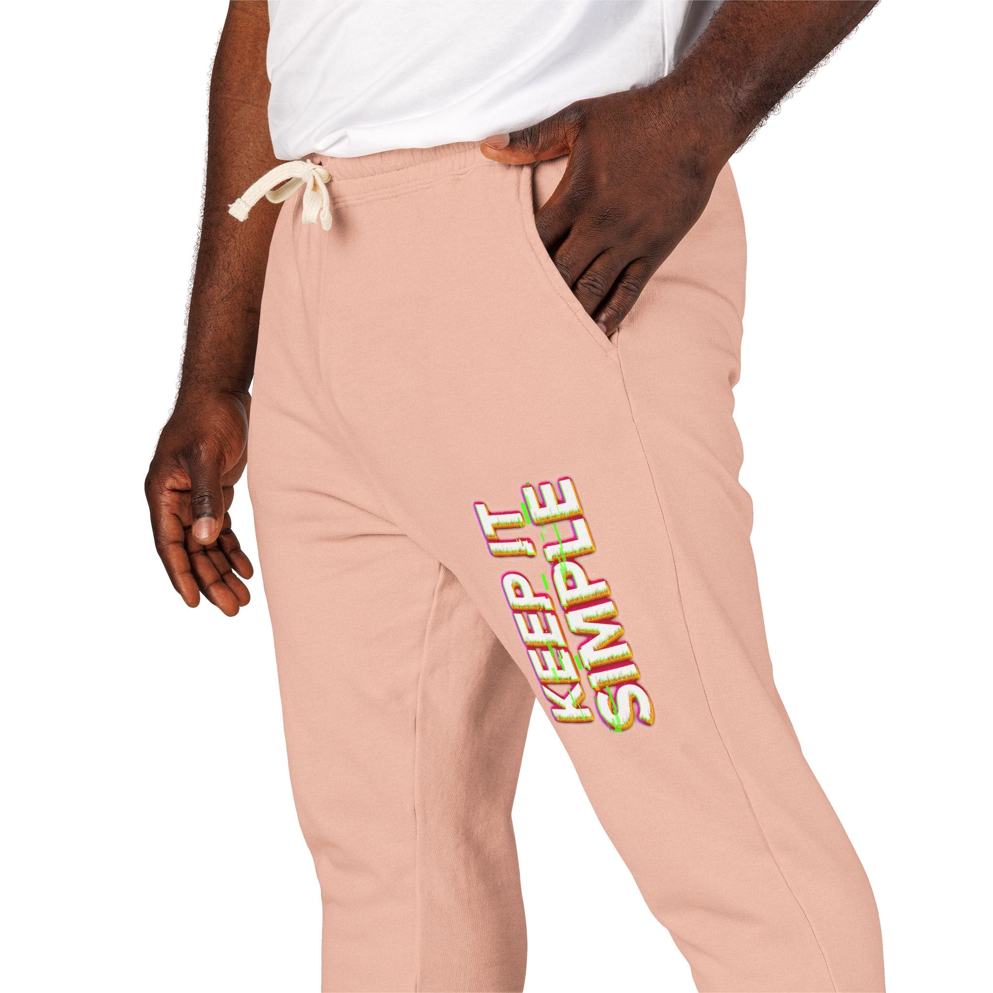Keep It Simple Eco-Friendly Unisex Garment-Dyed Fleece Sweatpants
