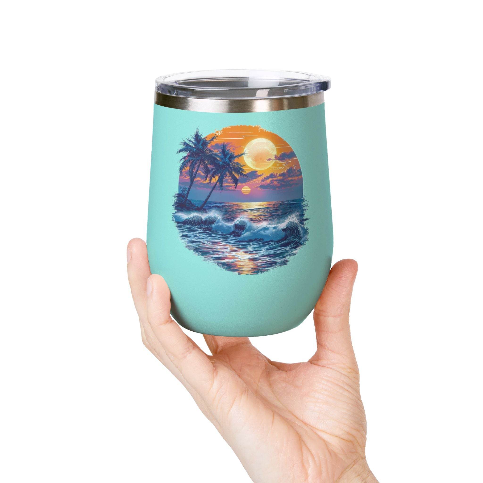 Tropical Sunset Wine Tumbler - Esmeralda Ecostore