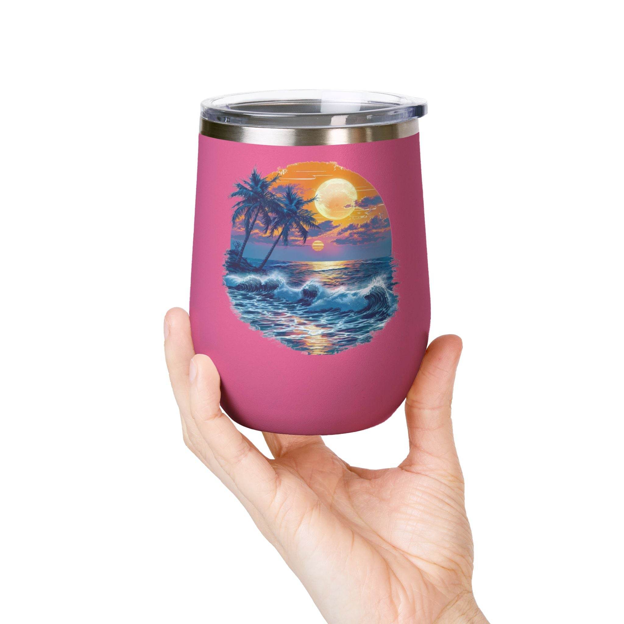 Tropical Sunset Wine Tumbler - Esmeralda Ecostore
