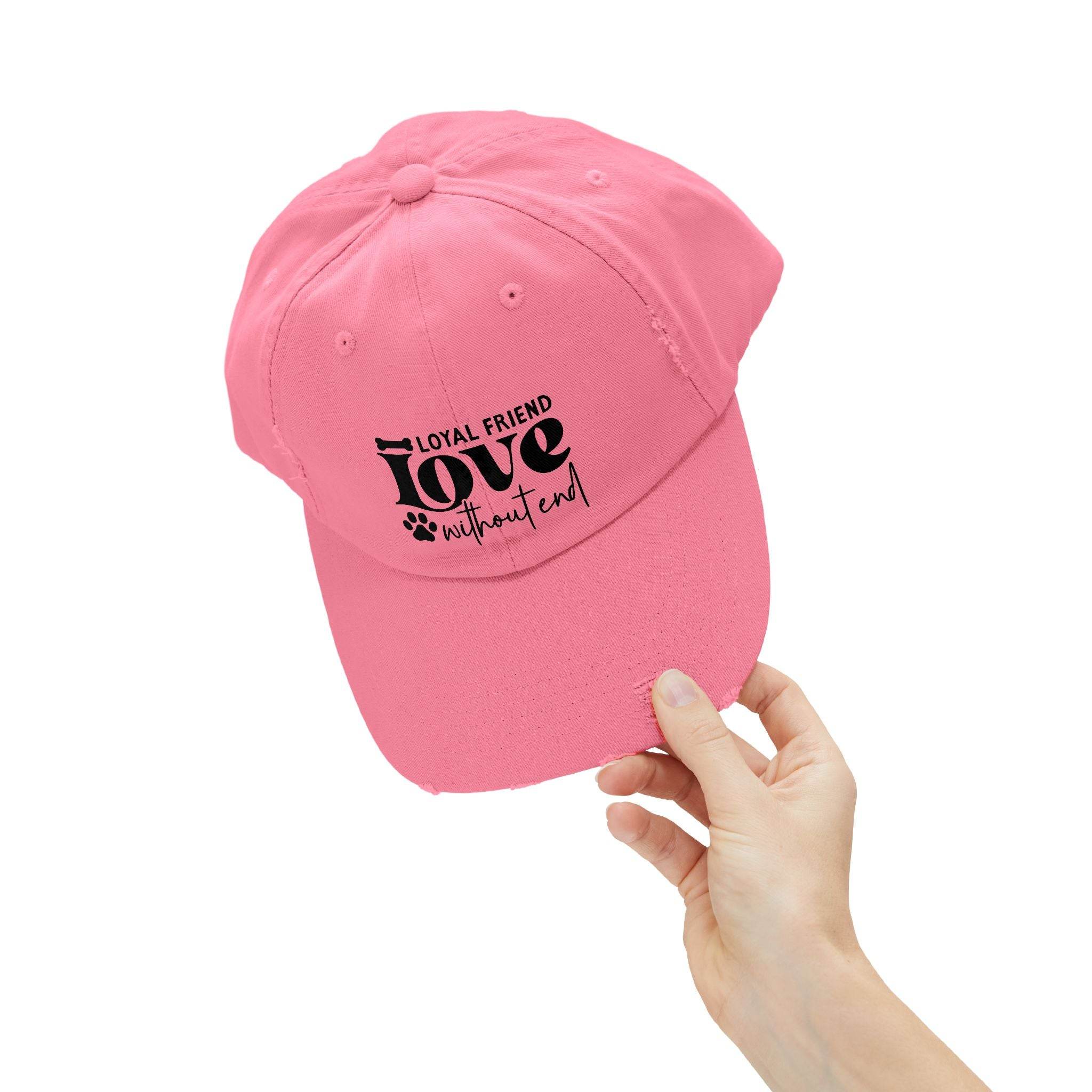 Pet Love Unisex Distressed Cap