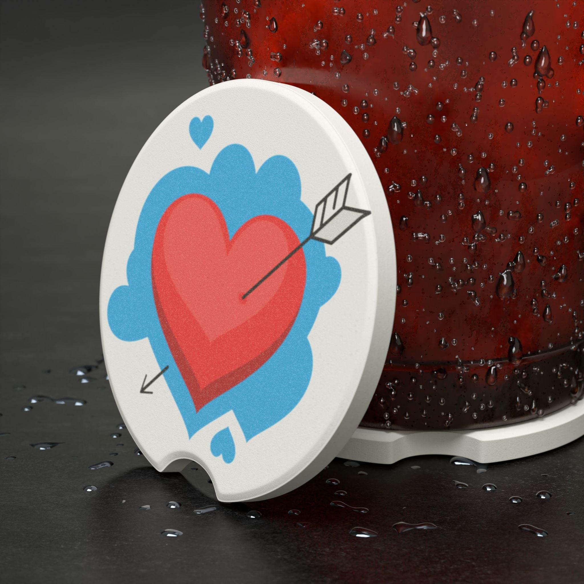 Cupid's Soapstone Car Coaster - Esmeralda Ecostore
