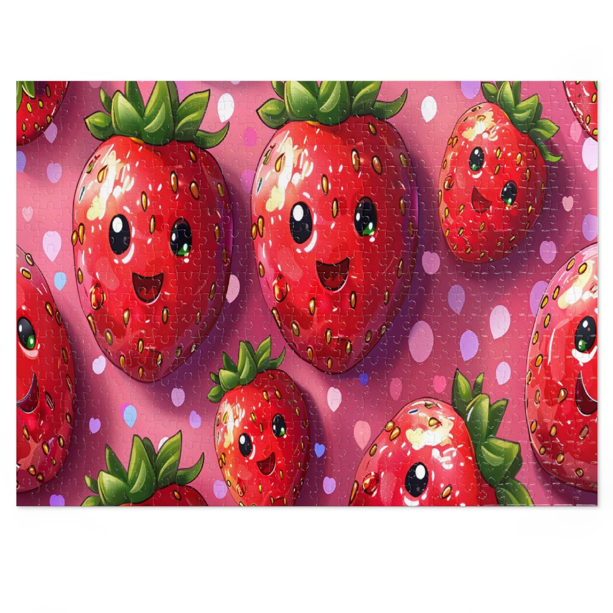 Kawaii Strawberry Jigsaw Puzzle - Esmeralda Ecostore