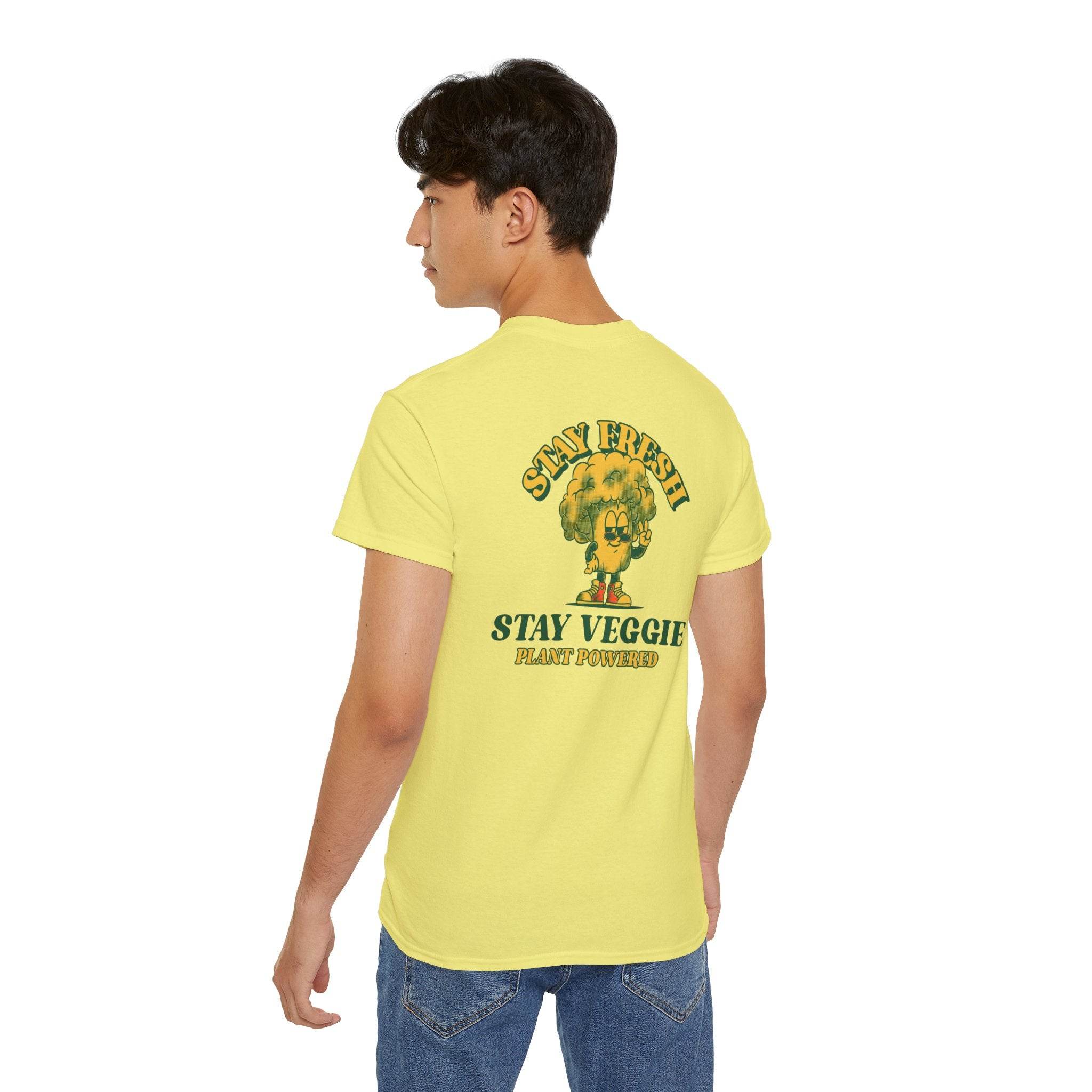 Stay Veggie Unisex Ultra Cotton Tee - Esmeralda Ecostore