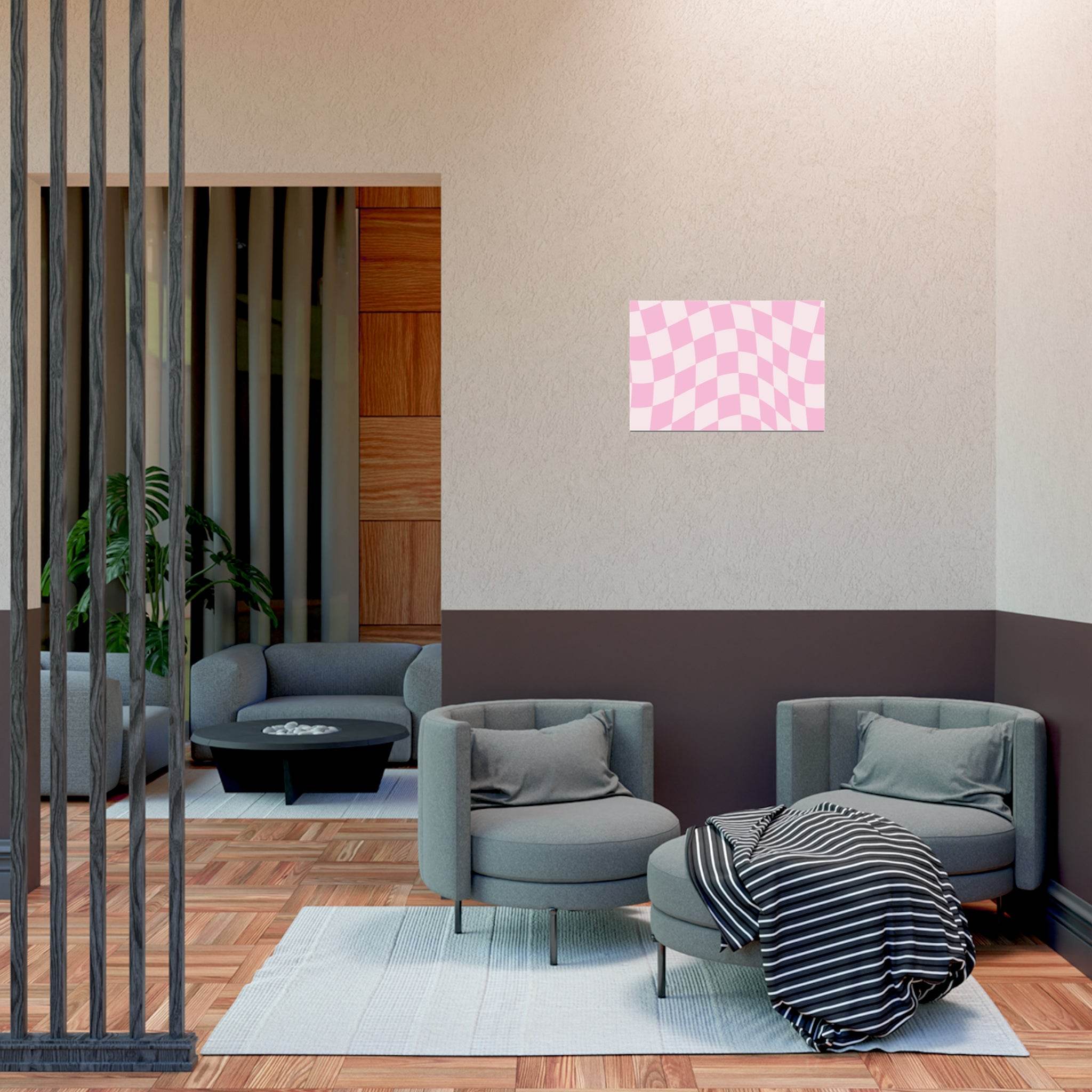 Bubblegum Grid Uncoated Posters - Esmeralda Ecostore