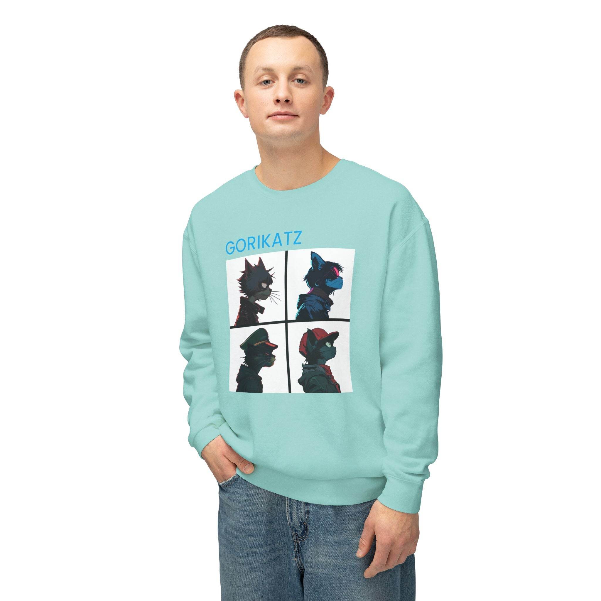 Gorikatz Unisex Lightweight Crewneck Sweatshirt - Esmeralda Ecostore