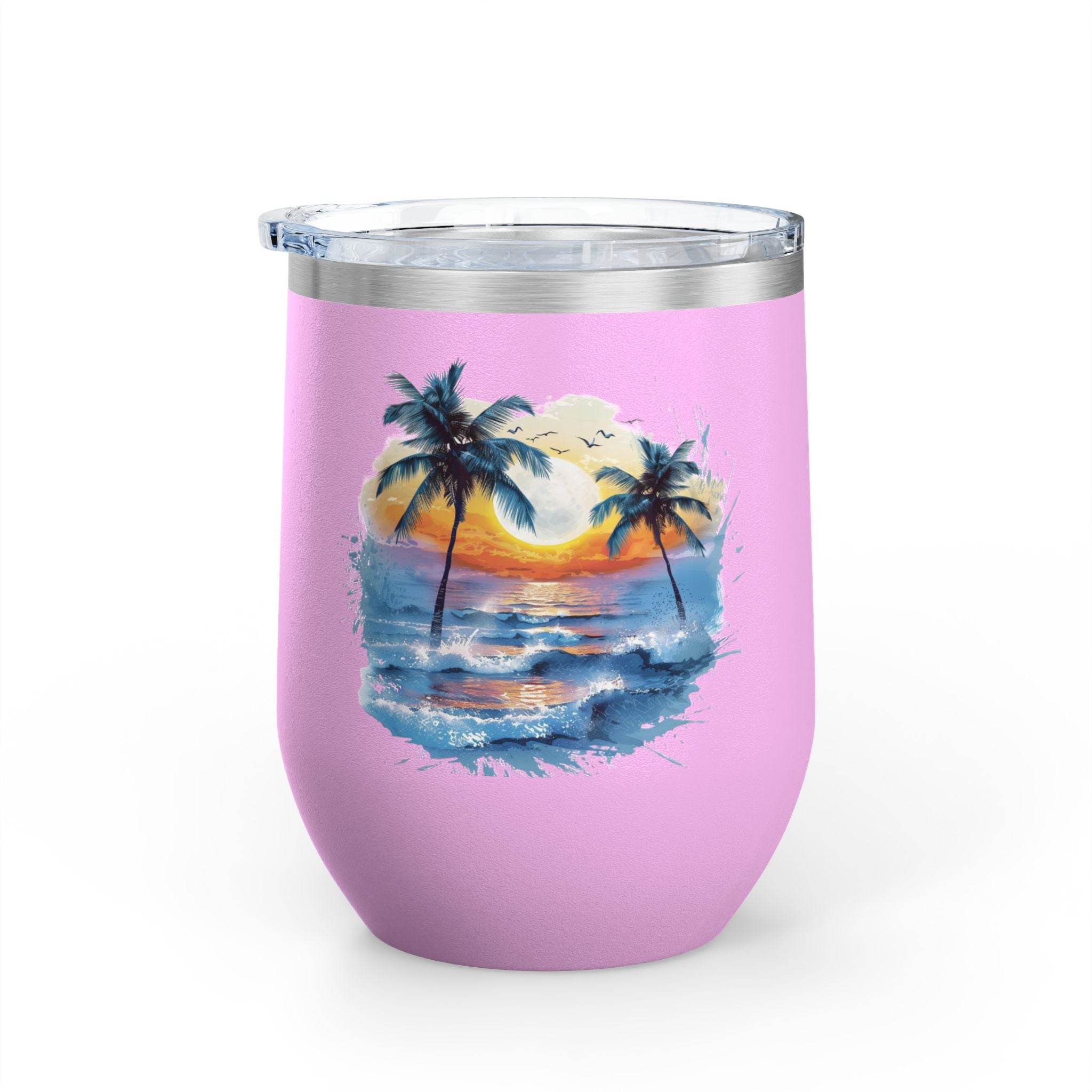 Tropical Sunset Wine Tumbler - Esmeralda Ecostore