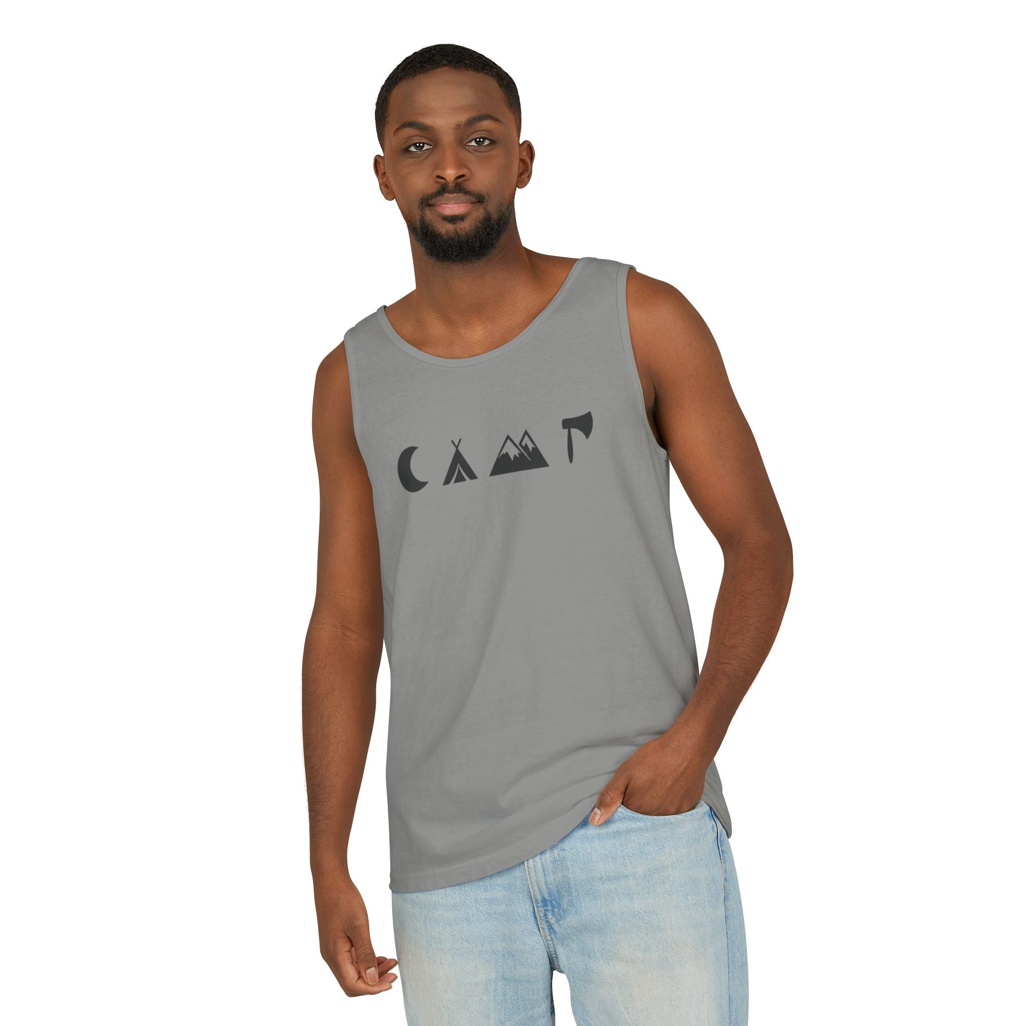 Adventure Awaits Unisex Garment-Dyed Tank Top