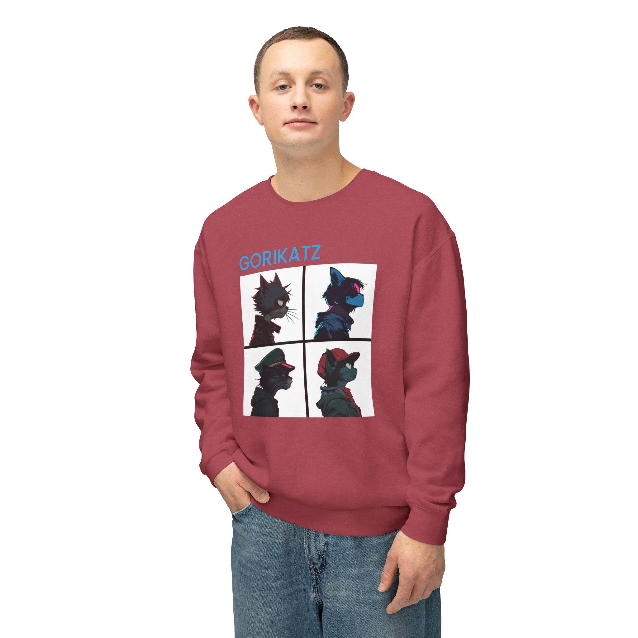 Gorikatz Unisex Lightweight Crewneck Sweatshirt - Esmeralda Ecostore