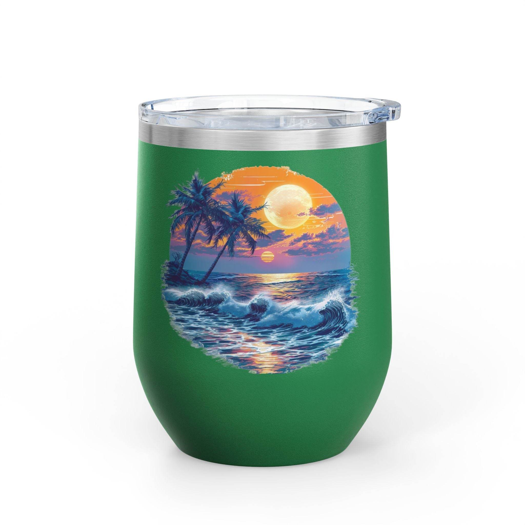 Tropical Sunset Wine Tumbler - Esmeralda Ecostore