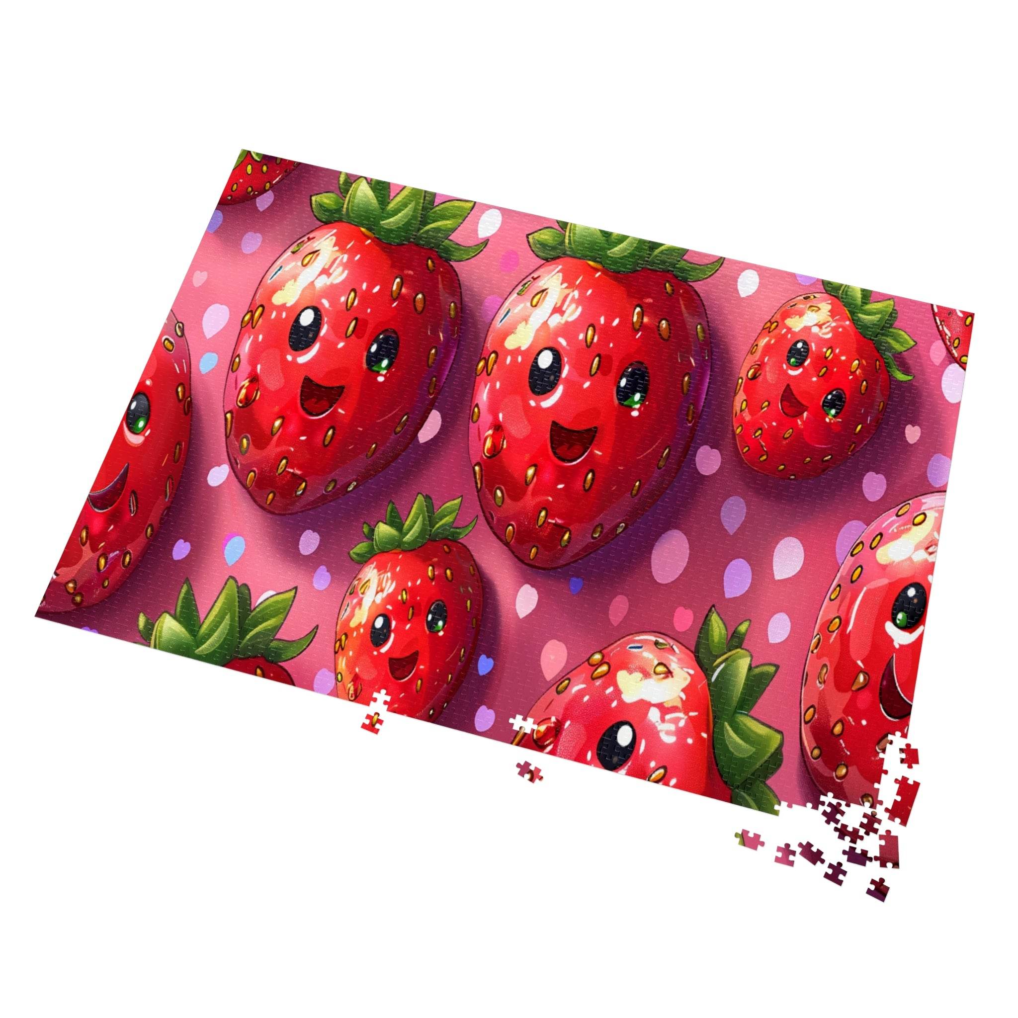Kawaii Strawberry Jigsaw Puzzle - Esmeralda Ecostore