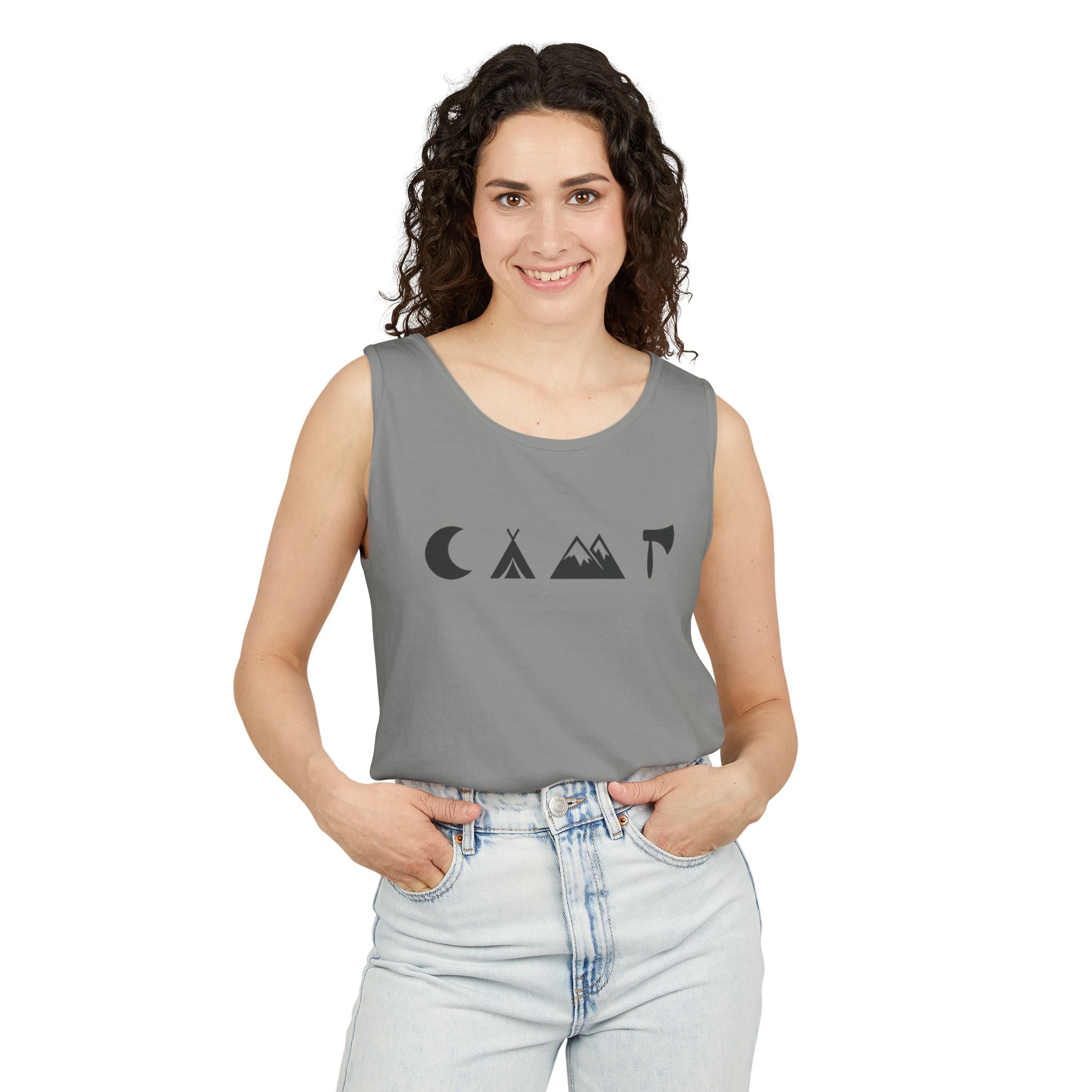 Adventure Awaits Unisex Garment-Dyed Tank Top