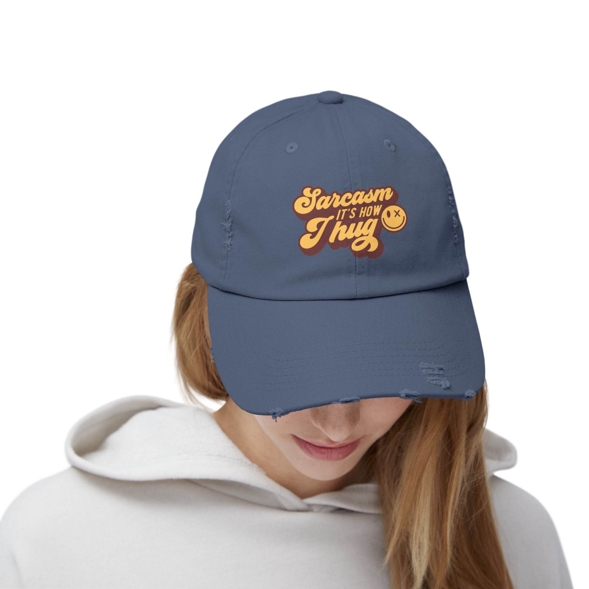 Sarcastic Unisex Distressed Cap - Esmeralda Ecostore