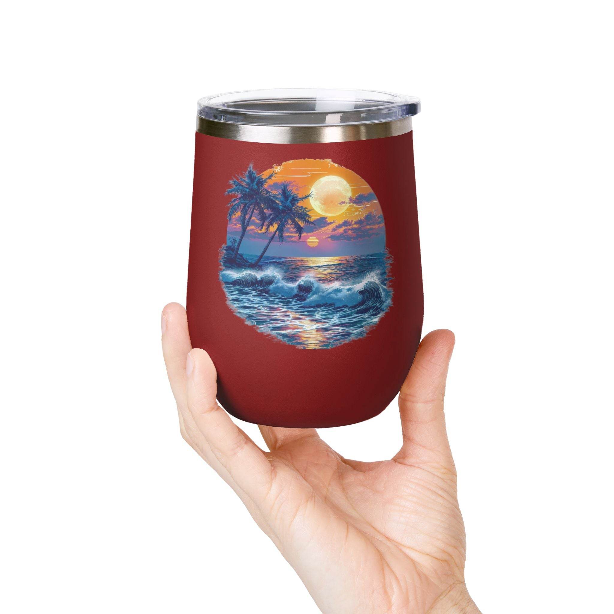 Tropical Sunset Wine Tumbler - Esmeralda Ecostore