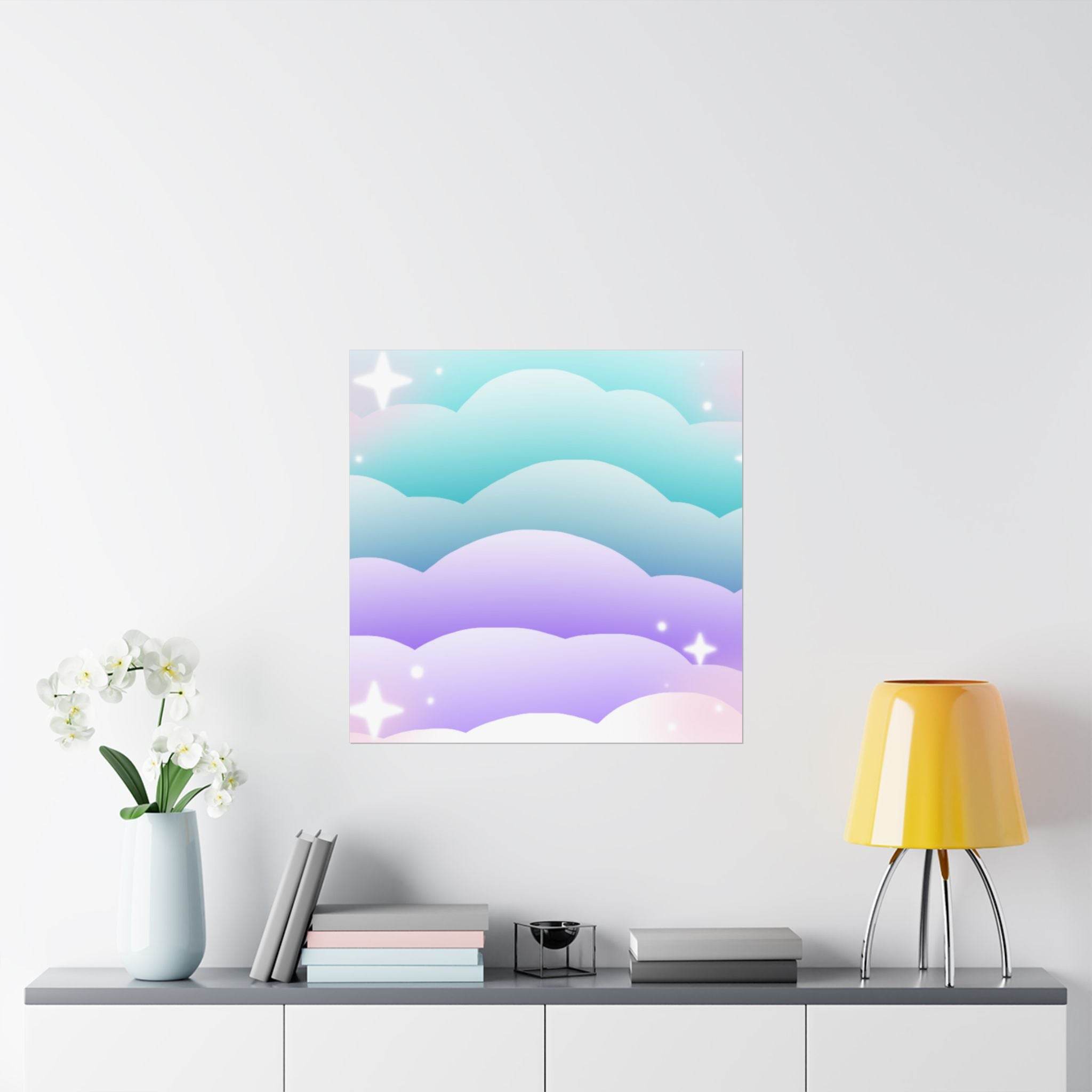 Cloudscape Matte Horizontal Posters - Esmeralda Ecostore