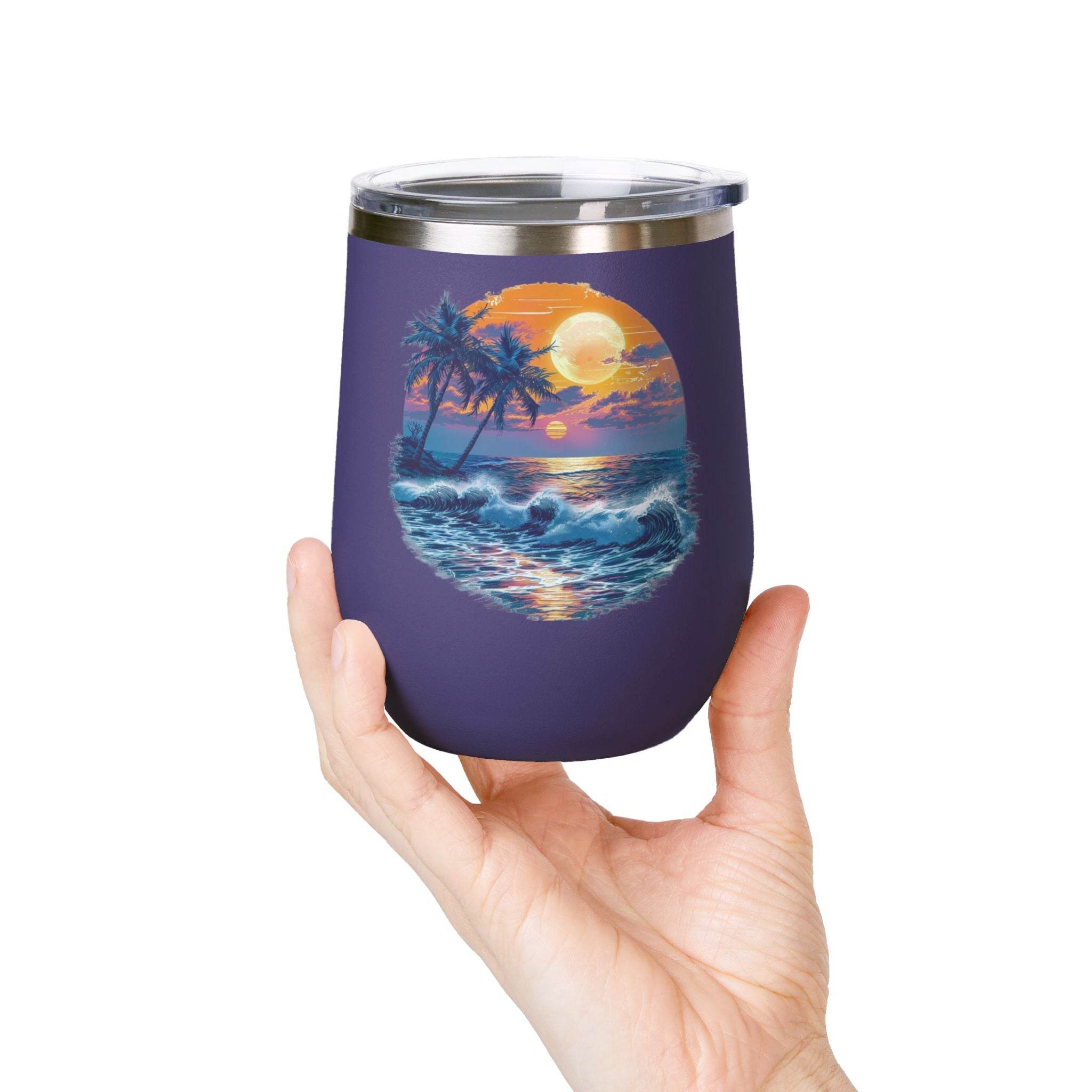 Tropical Sunset Wine Tumbler - Esmeralda Ecostore