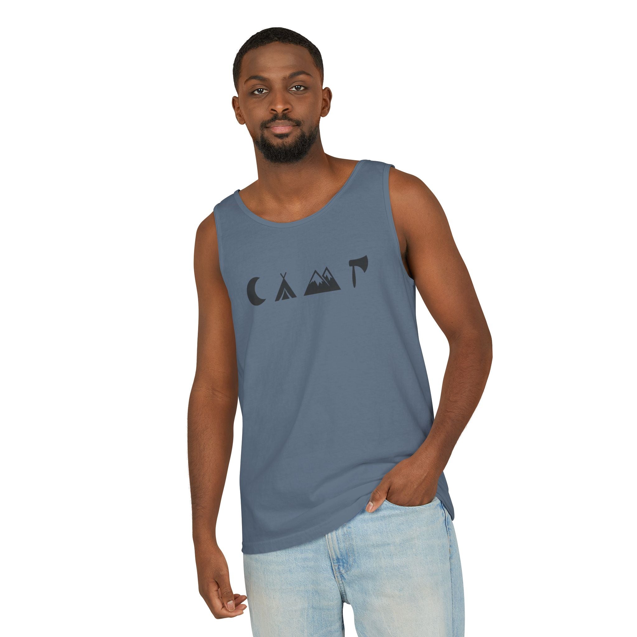Adventure Awaits Unisex Garment-Dyed Tank Top