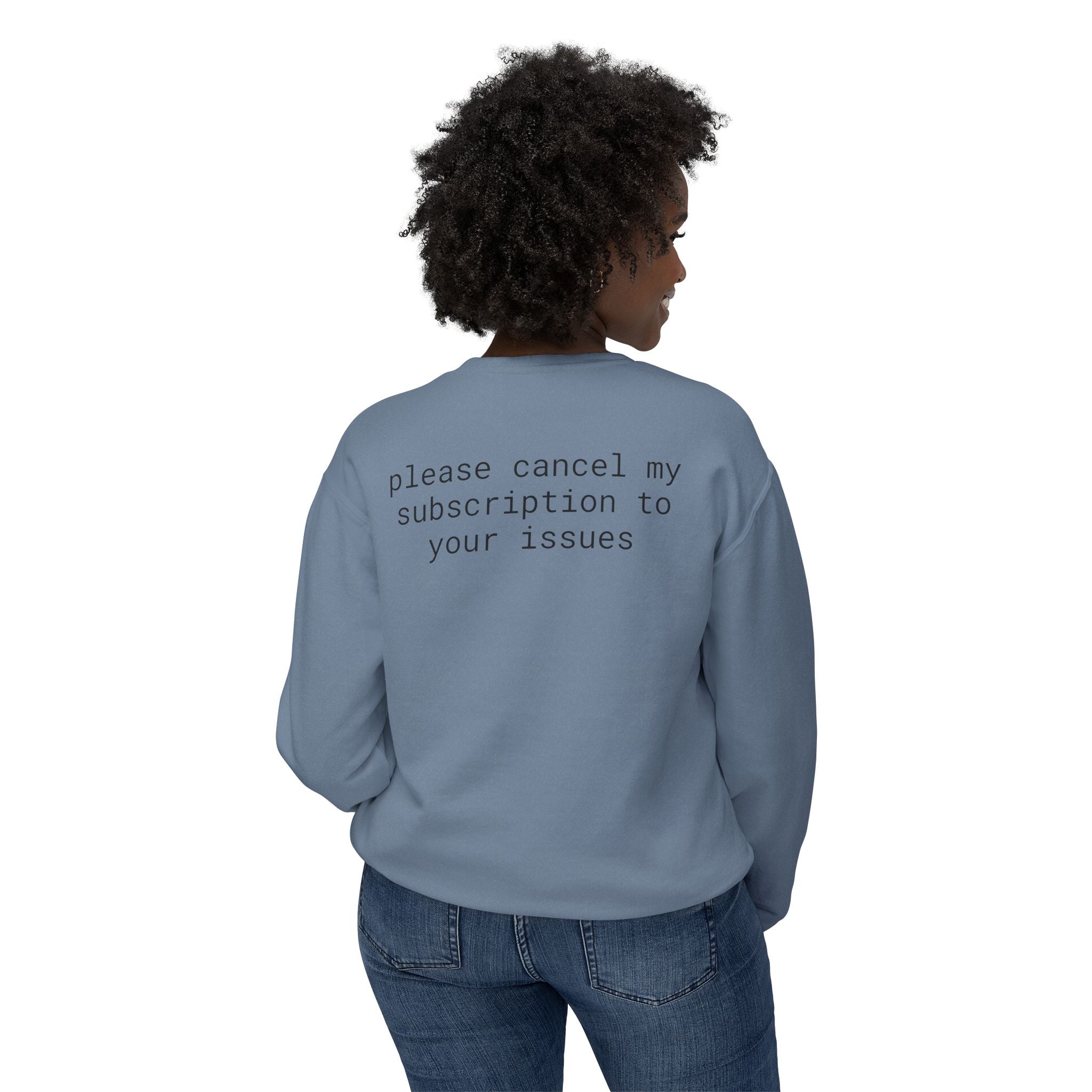 Funny Unisex Lightweight Crewneck Sweatshirt