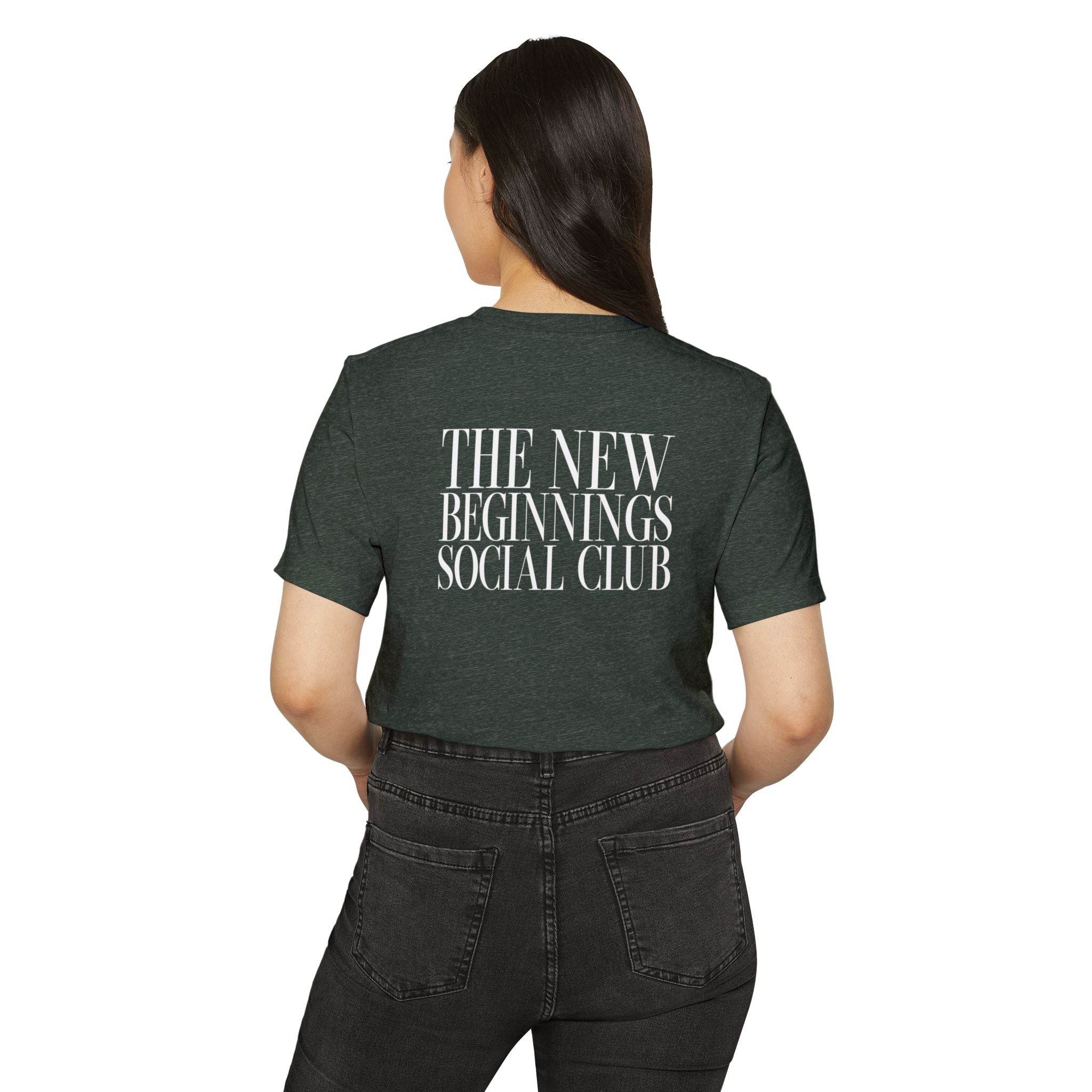 New Beginnings Unisex Recycled Organic T-Shirt - Esmeralda Ecostore