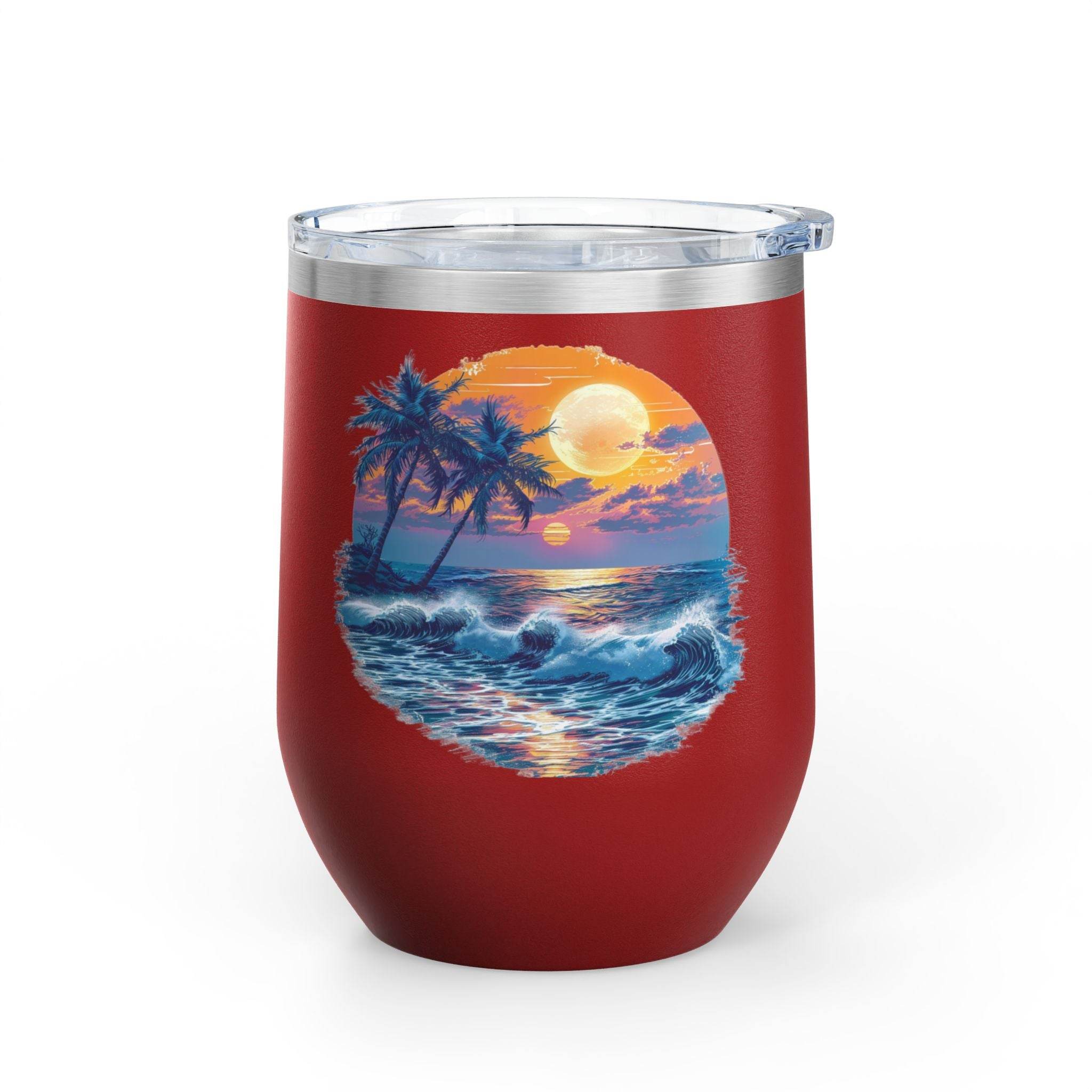 Tropical Sunset Wine Tumbler - Esmeralda Ecostore
