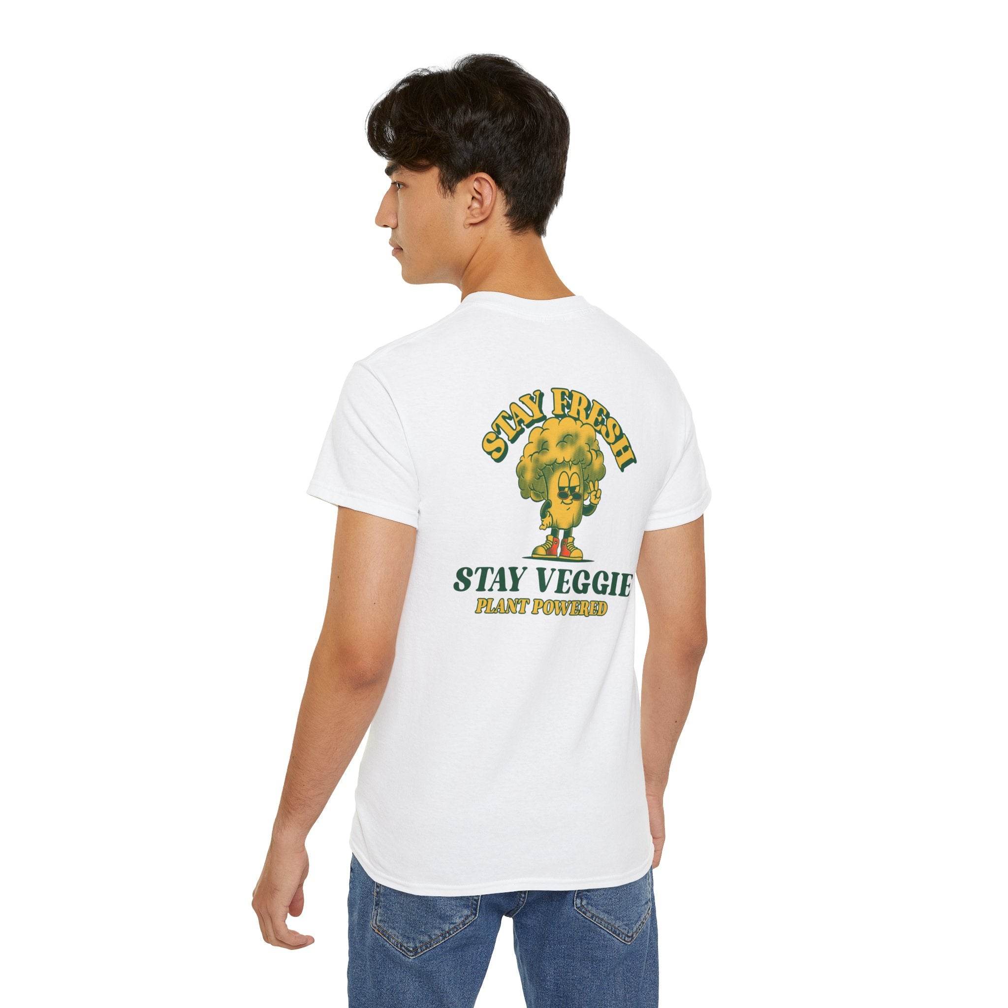 Stay Veggie Unisex Ultra Cotton Tee - Esmeralda Ecostore