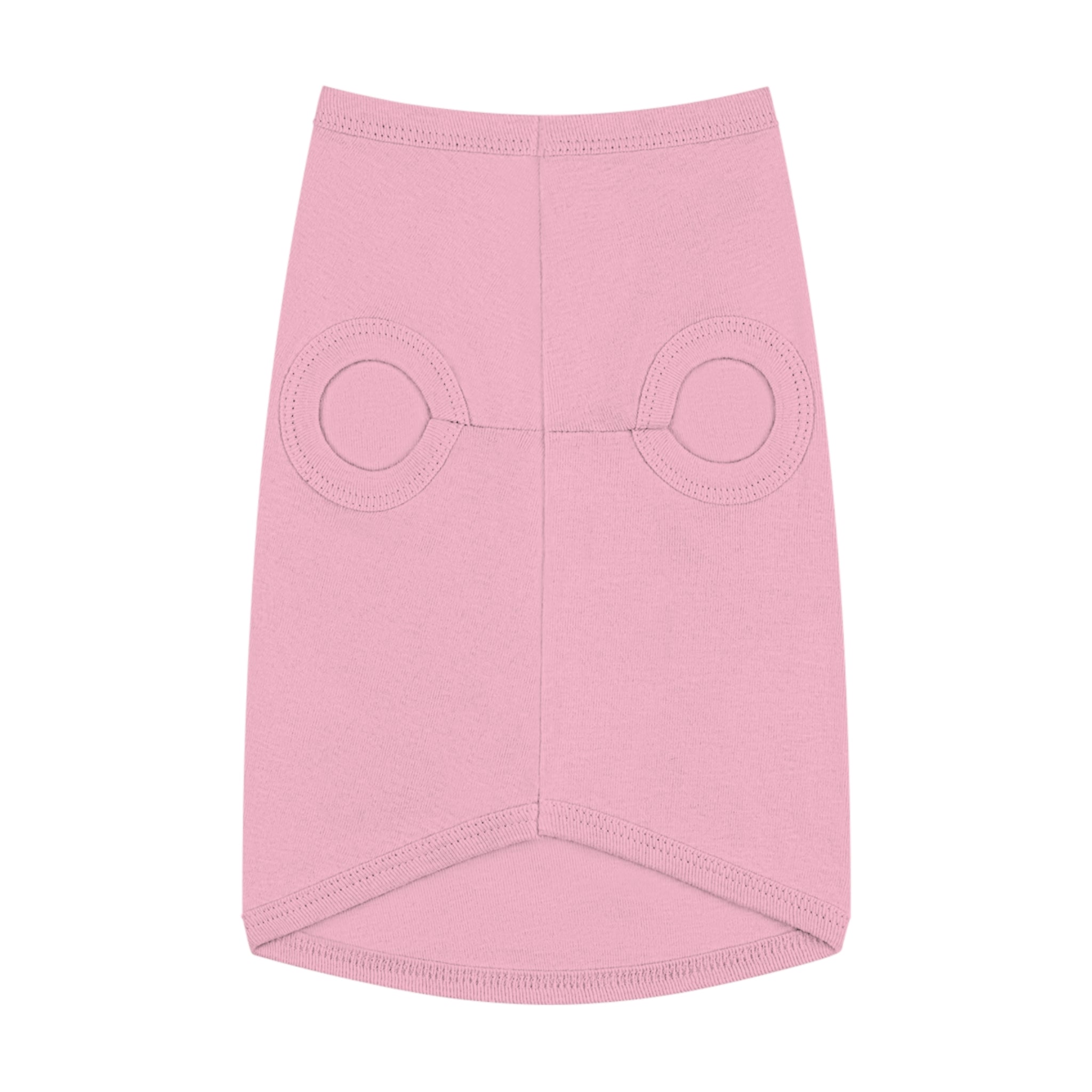 Printify pink dog tank top with harness openings for small pets eco-friendly pet tank top