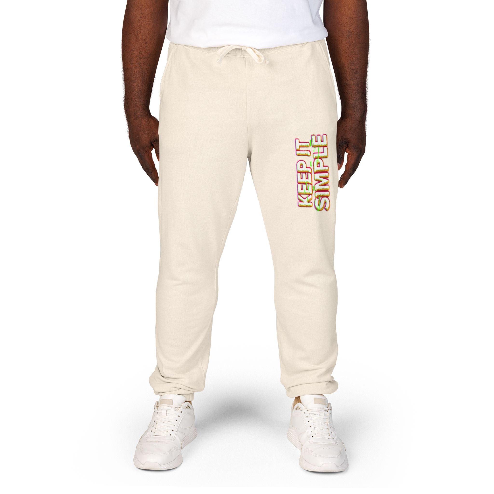 Keep It Simple Eco-Friendly Unisex Garment-Dyed Fleece Sweatpants