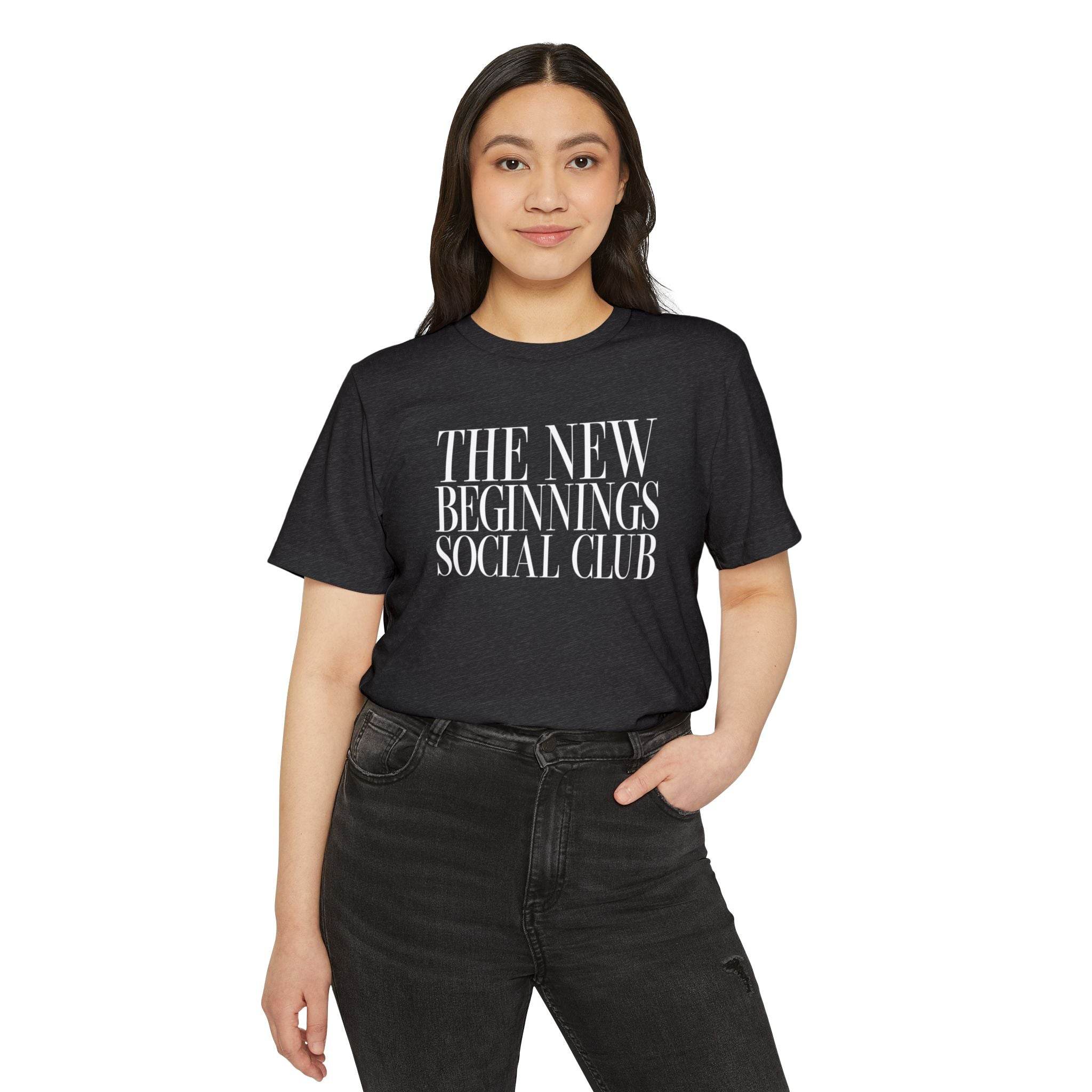 New Beginnings Unisex Recycled Organic T-Shirt - Esmeralda Ecostore