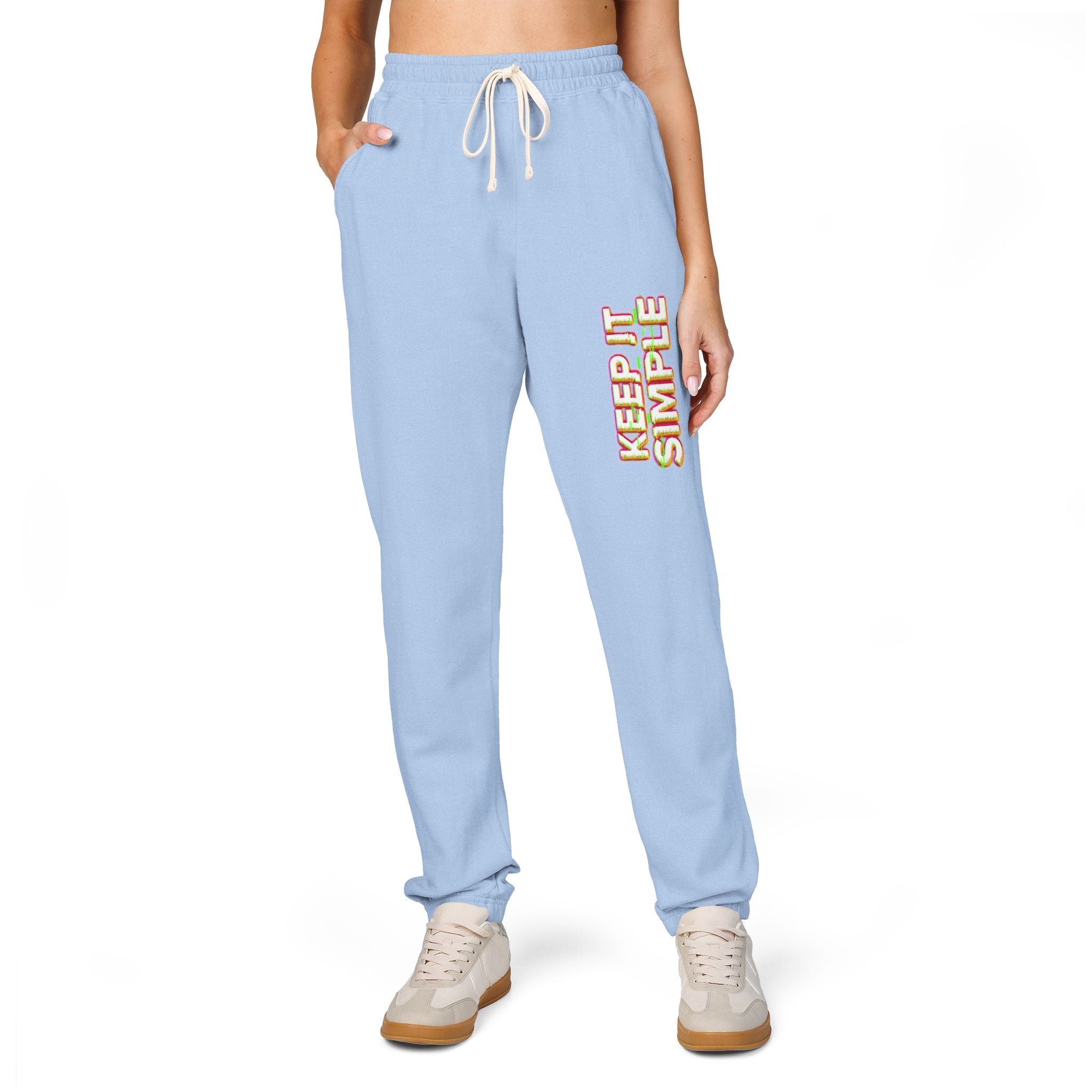 Keep It Simple Eco-Friendly Unisex Garment-Dyed Fleece Sweatpants