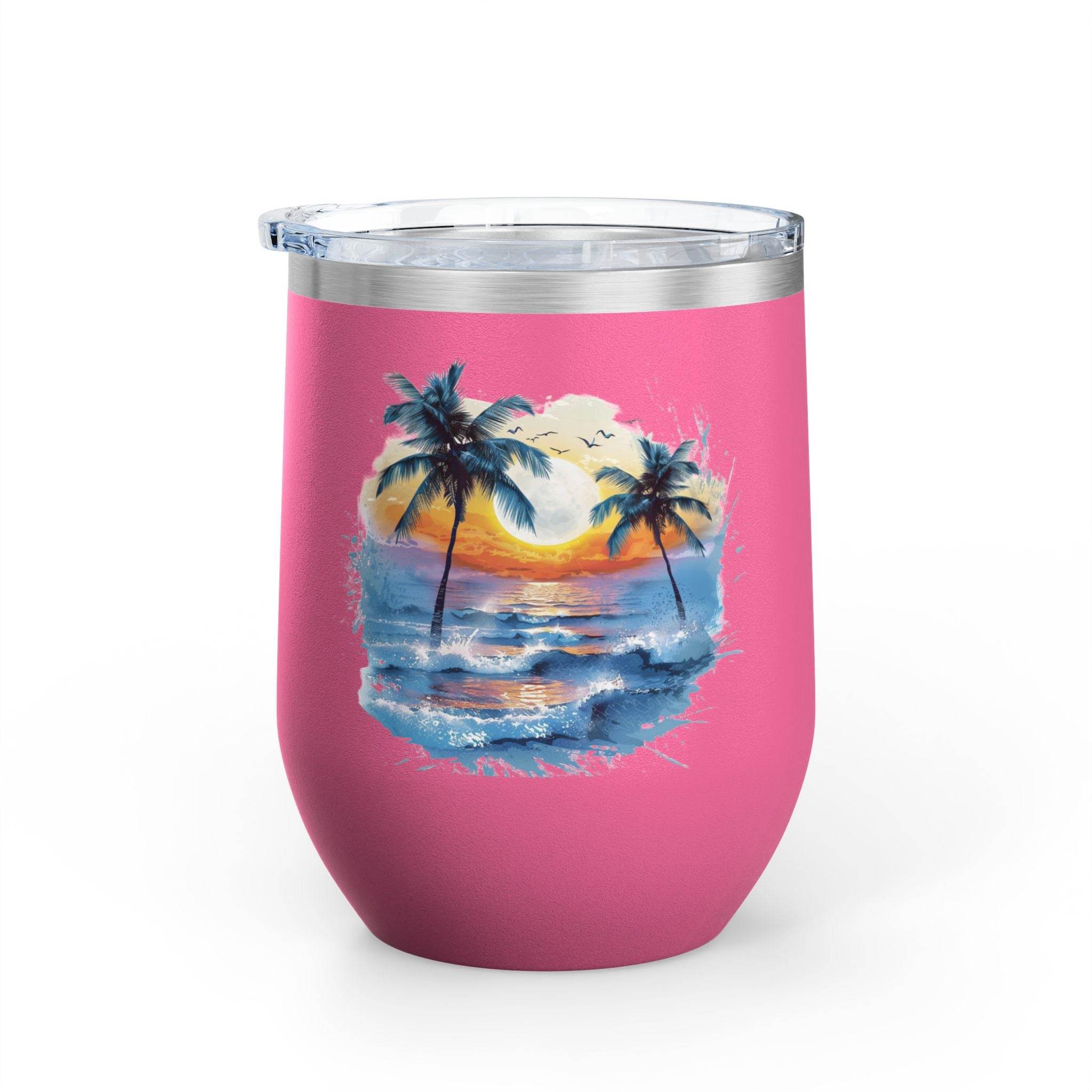 Tropical Sunset Wine Tumbler - Esmeralda Ecostore